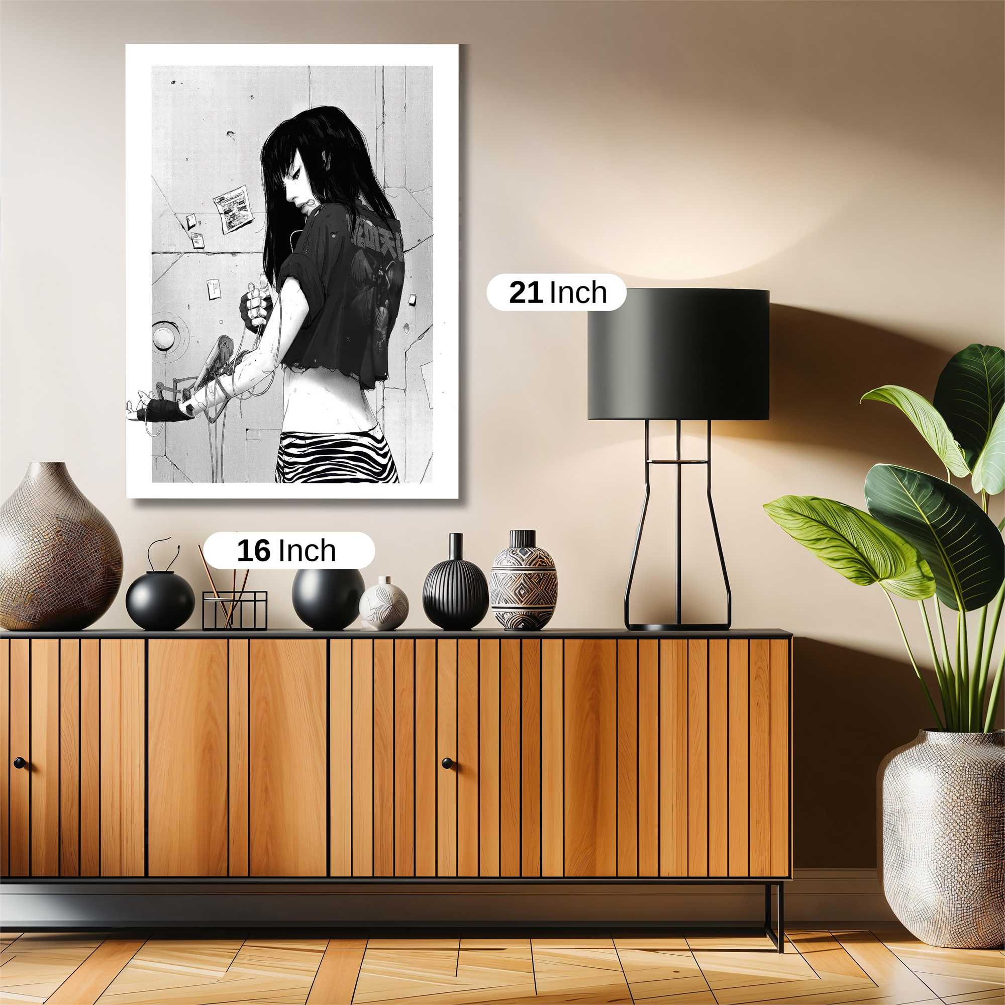 Floral Serenity Safe Wall Magnetic / M