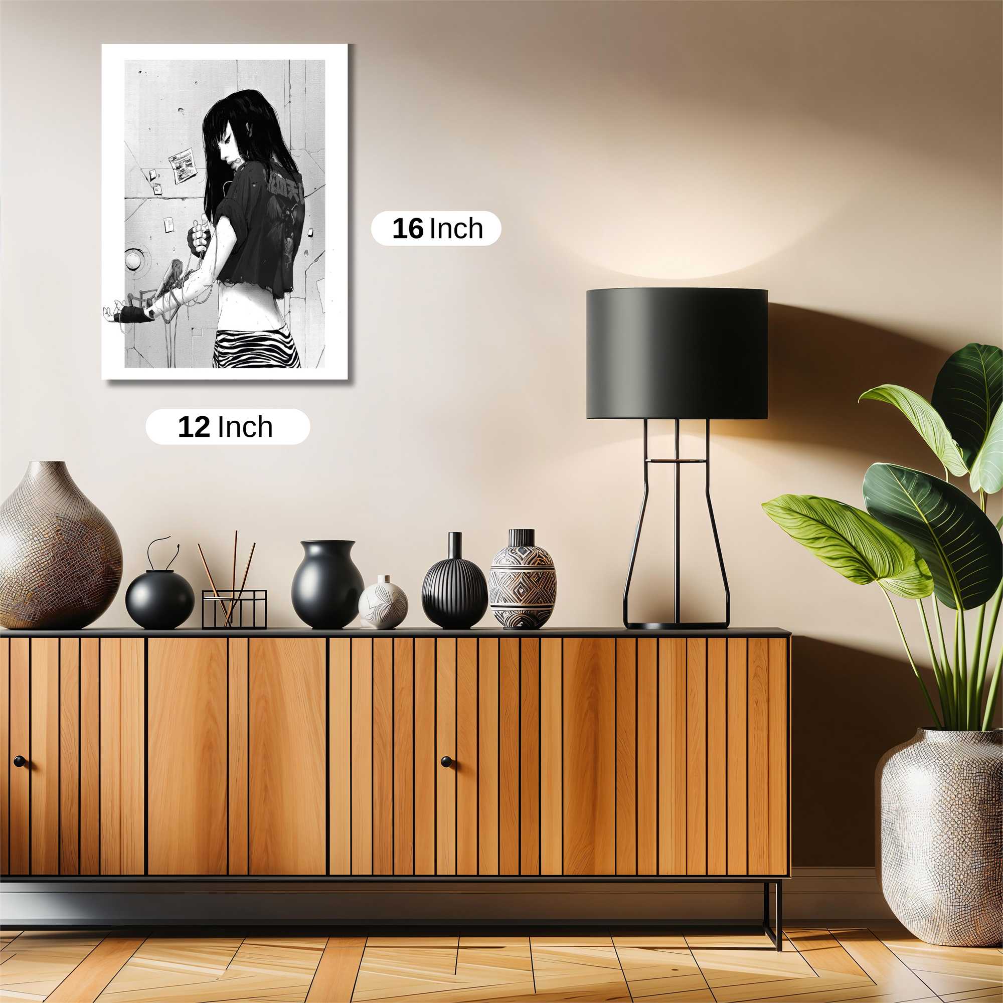 Floral Serenity Safe Wall Magnetic / M