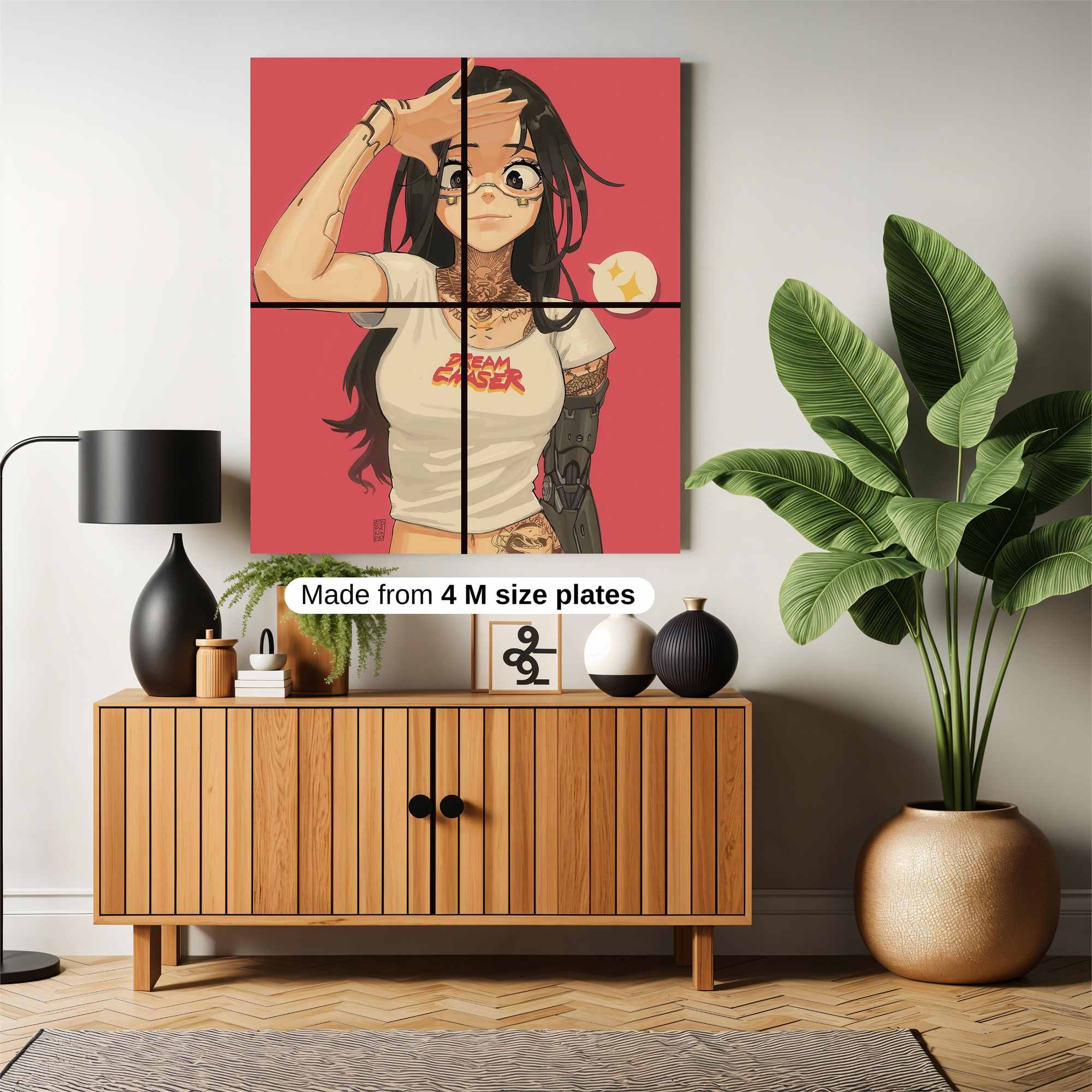 Gothic Elegance Safe Wall Magnetic / M