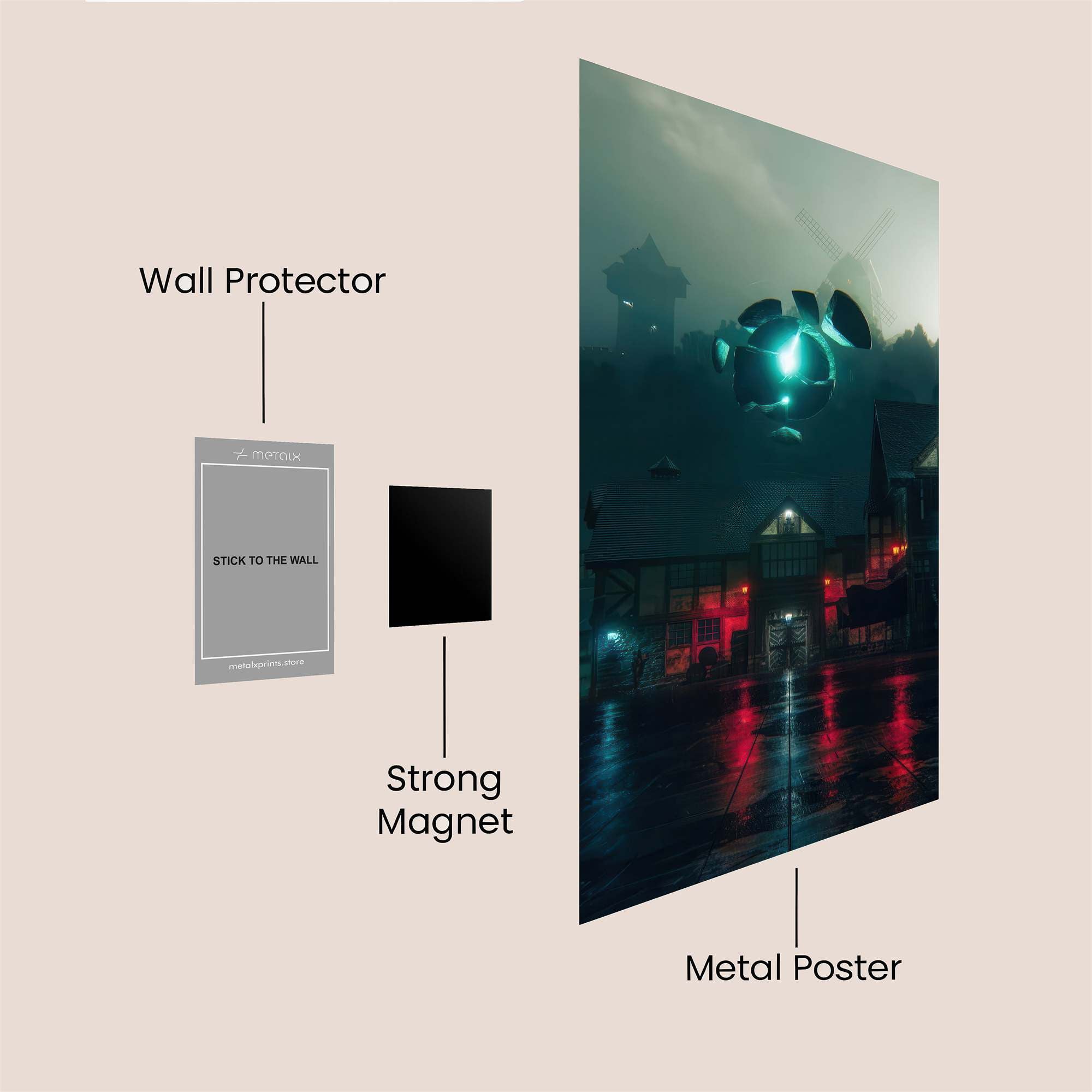 Alien Enigma Safe Wall Magnetic / M