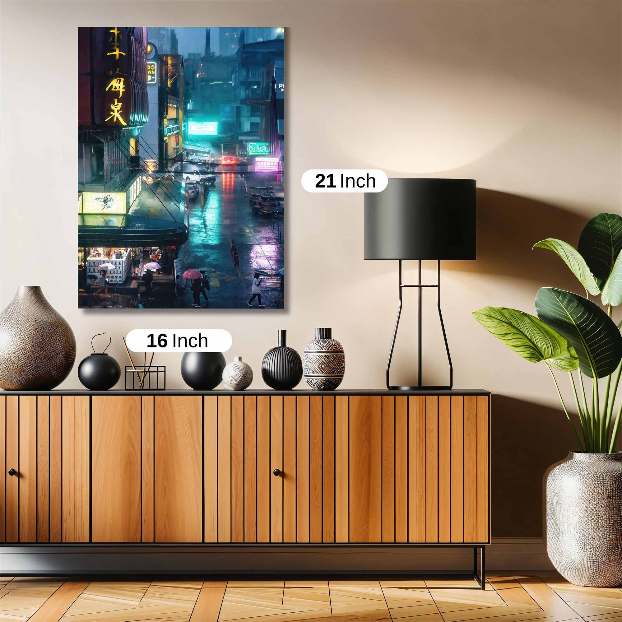 Neon Serenity Safe Wall Magnetic / M