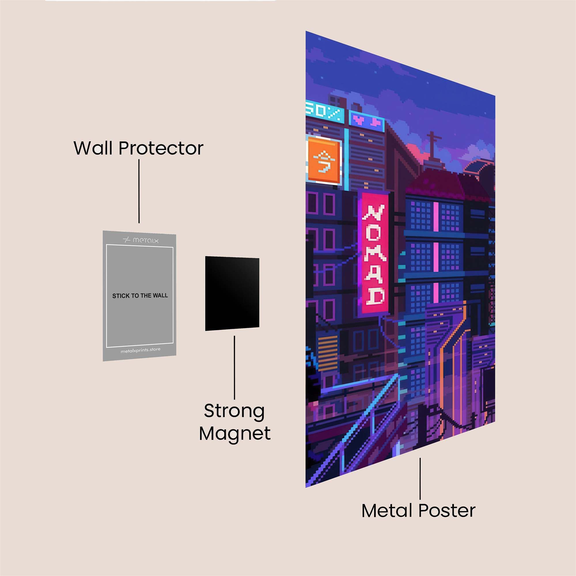 Rebel Intrigue Safe Wall Magnetic / M