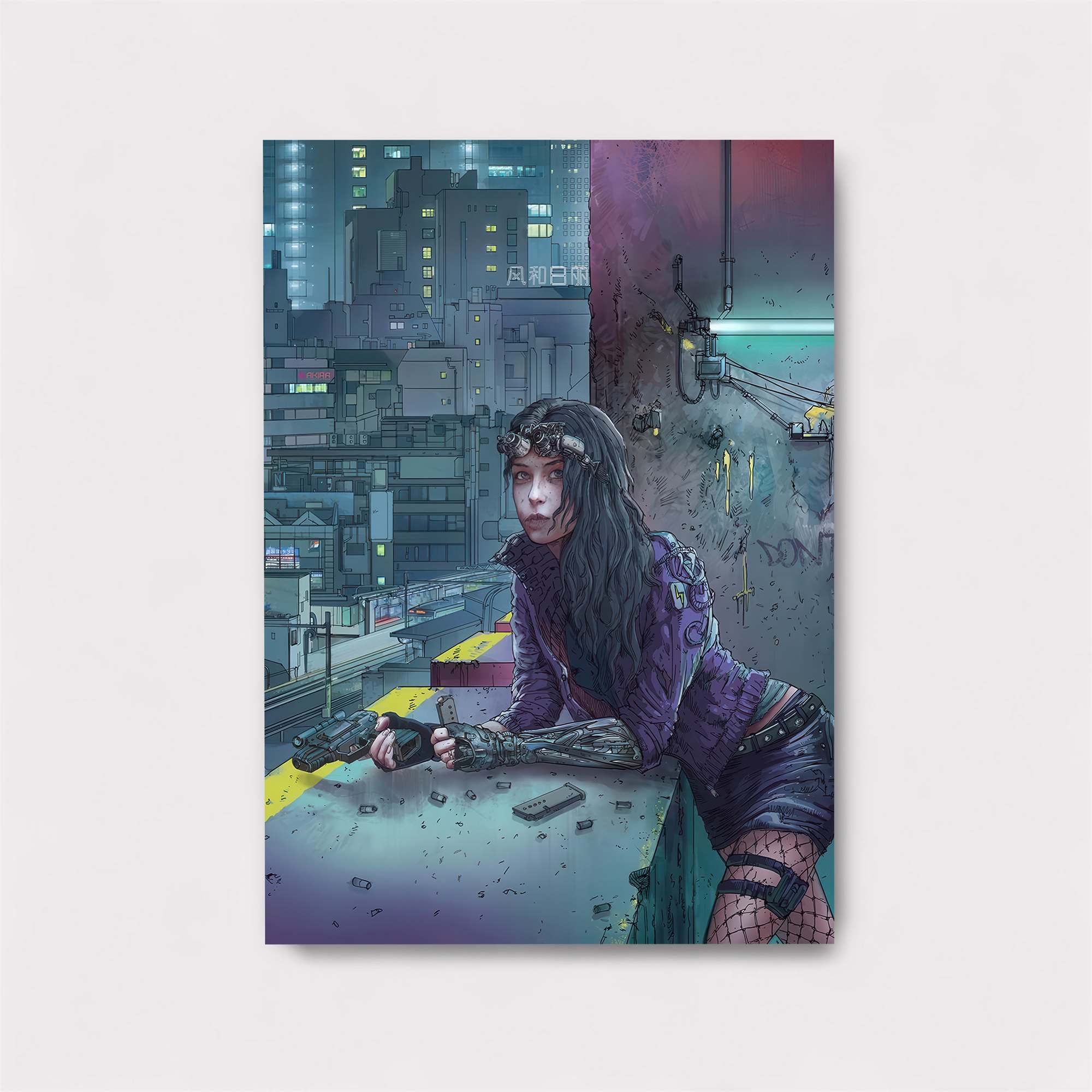 Cyberpunk Siren Safe Wall Magnetic / M