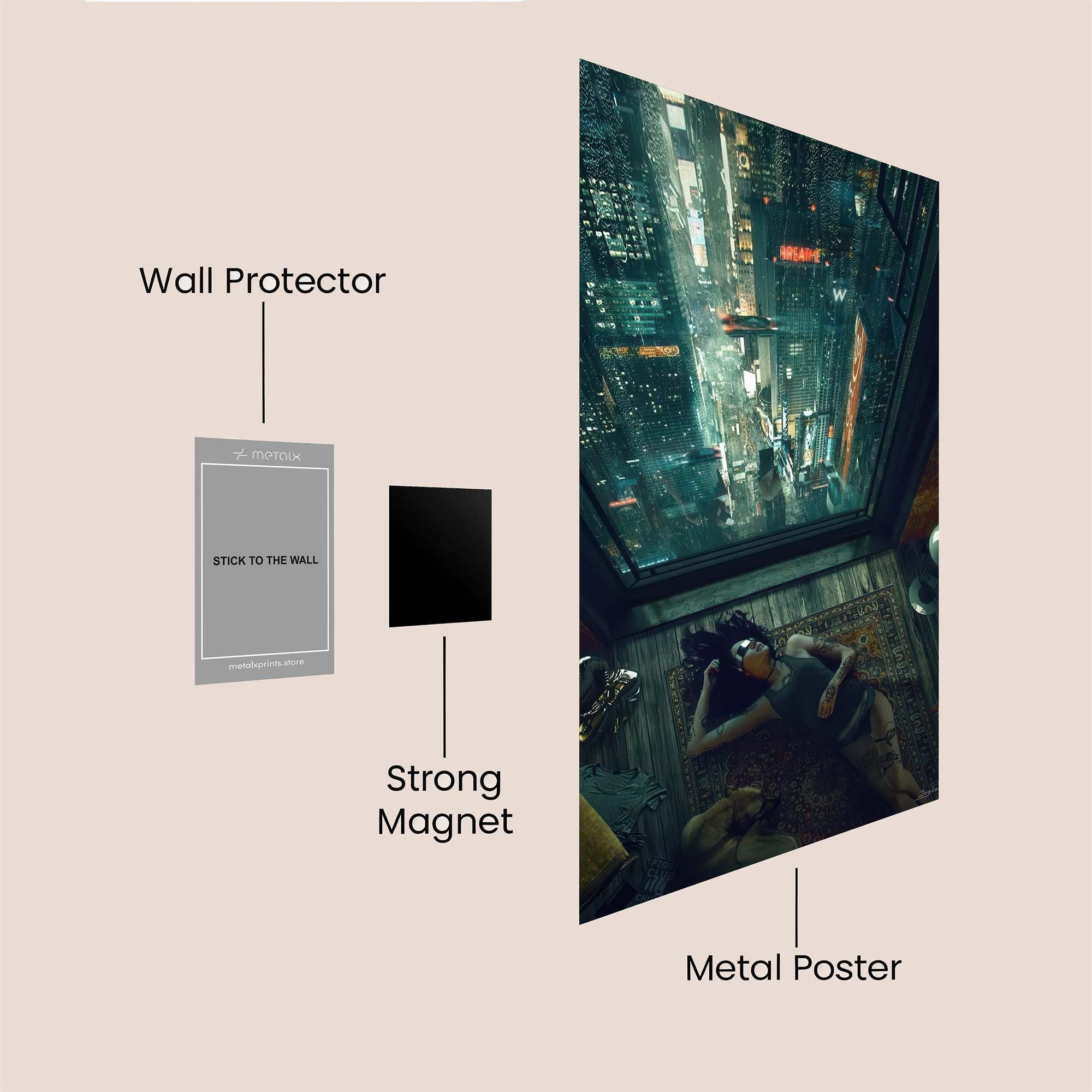 Cyberpunk Serenity Safe Wall Magnetic / M