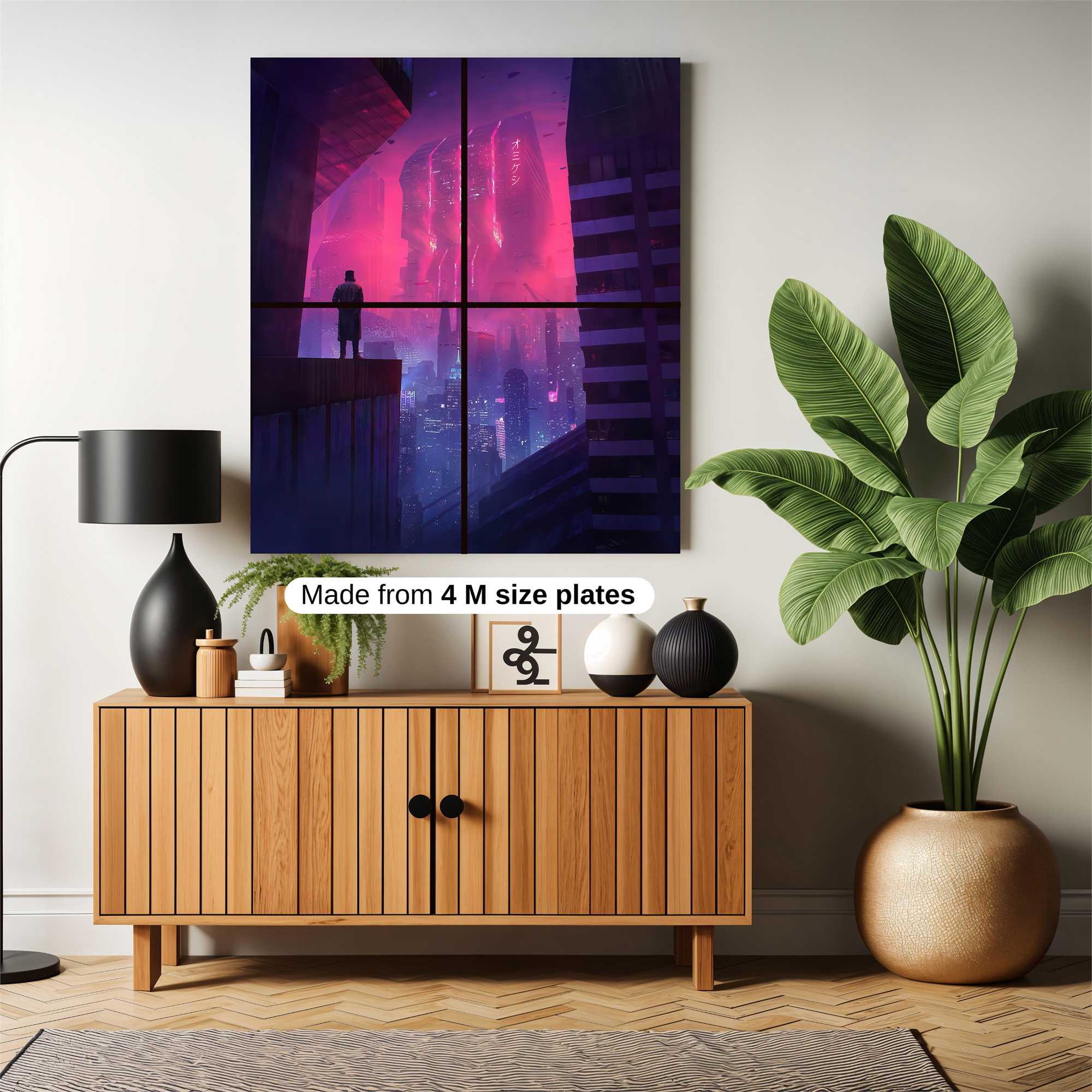 Neon Solitude Safe Wall Magnetic / M