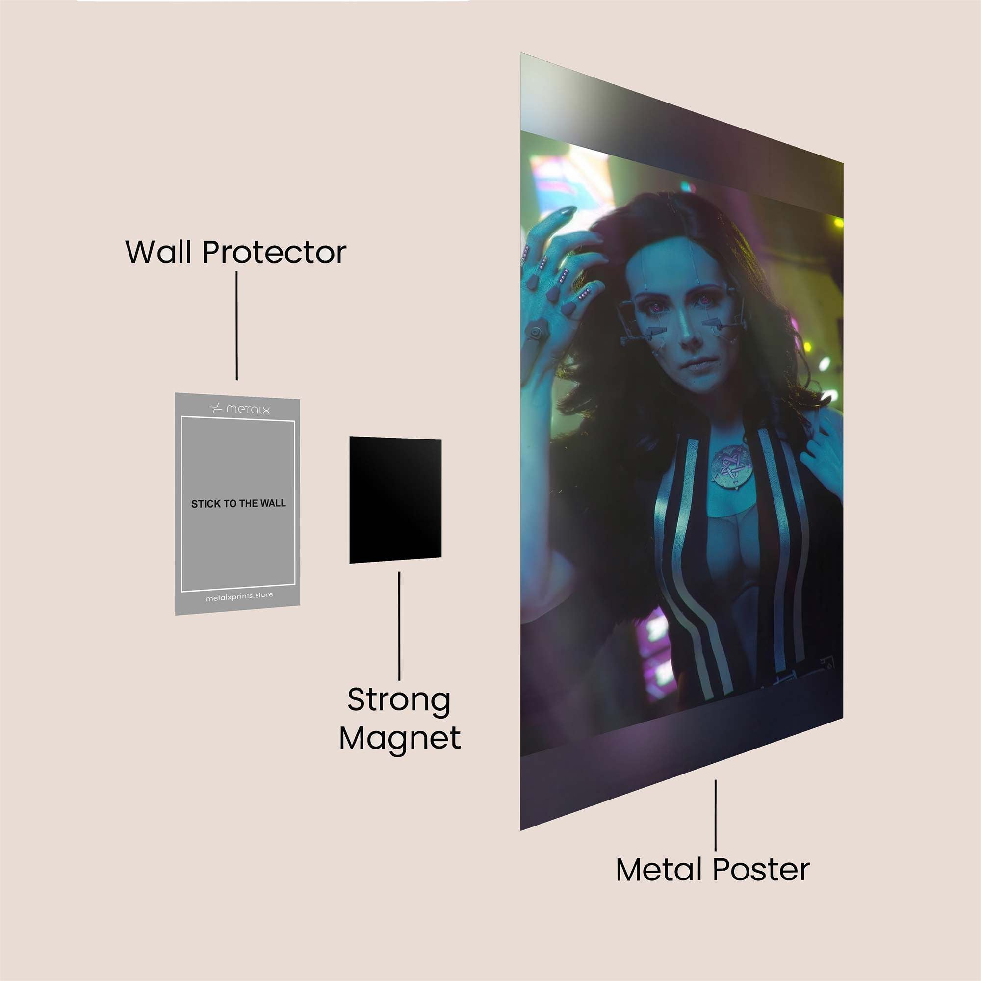 Graffiti Rebel Safe Wall Magnetic / M