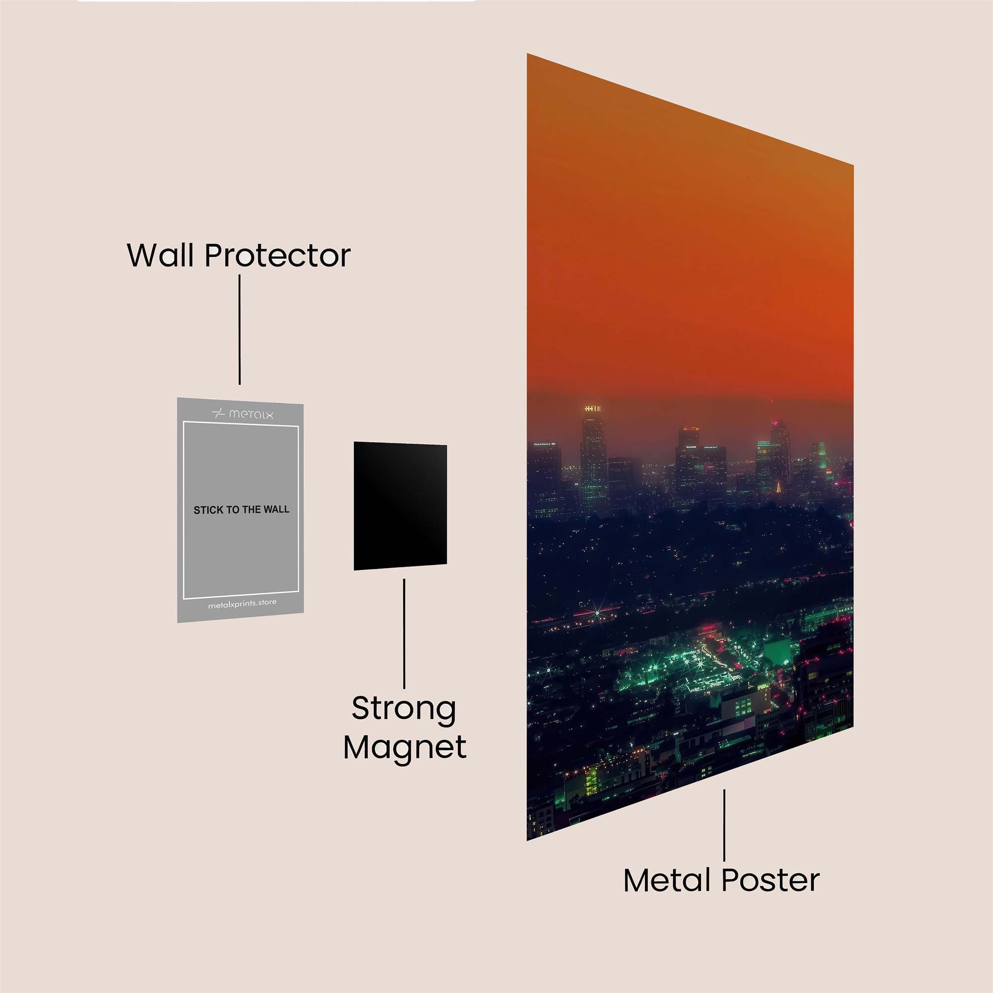 NeonRebel Safe Wall Magnetic / M