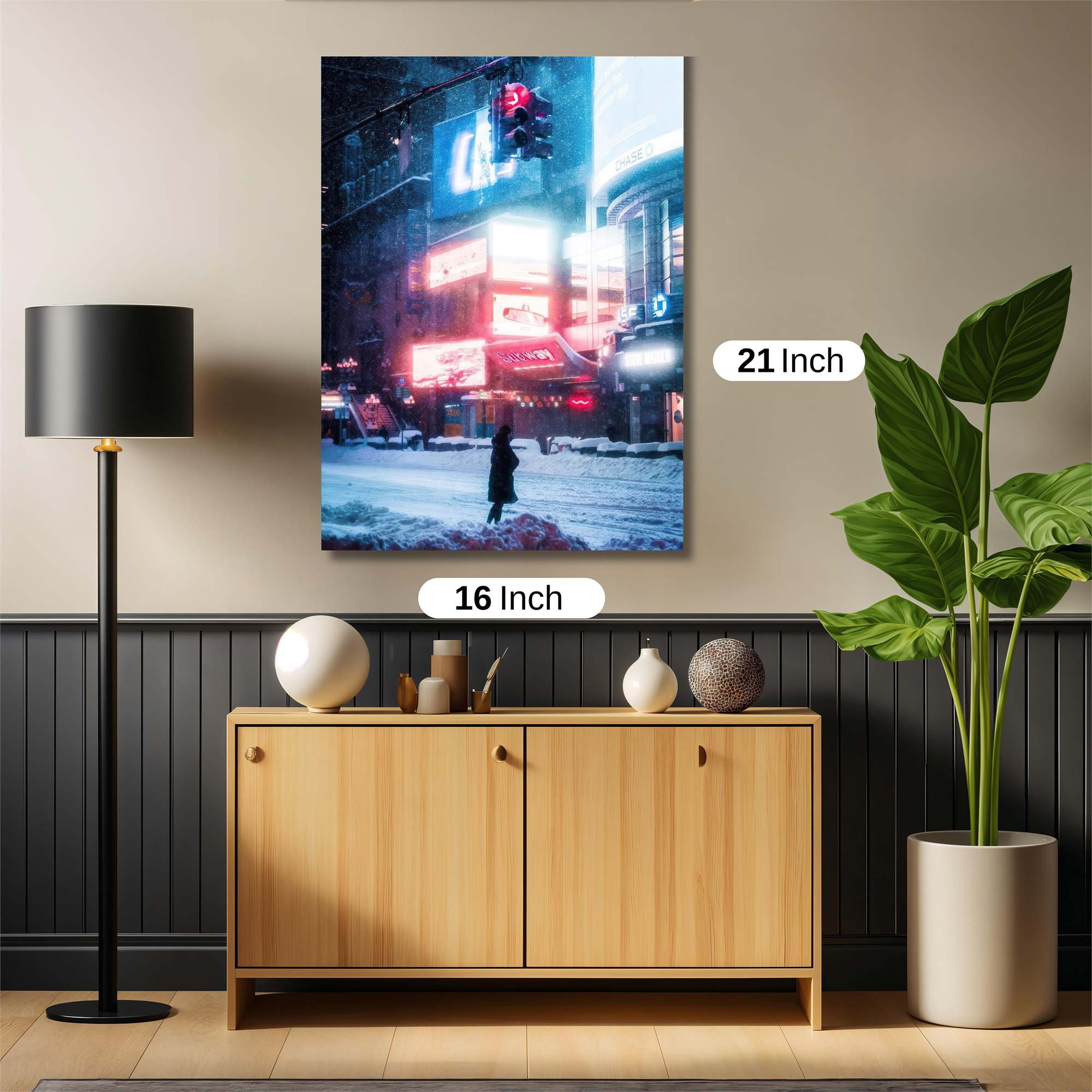 TimesSquare Tranquil Safe Wall Magnetic / M