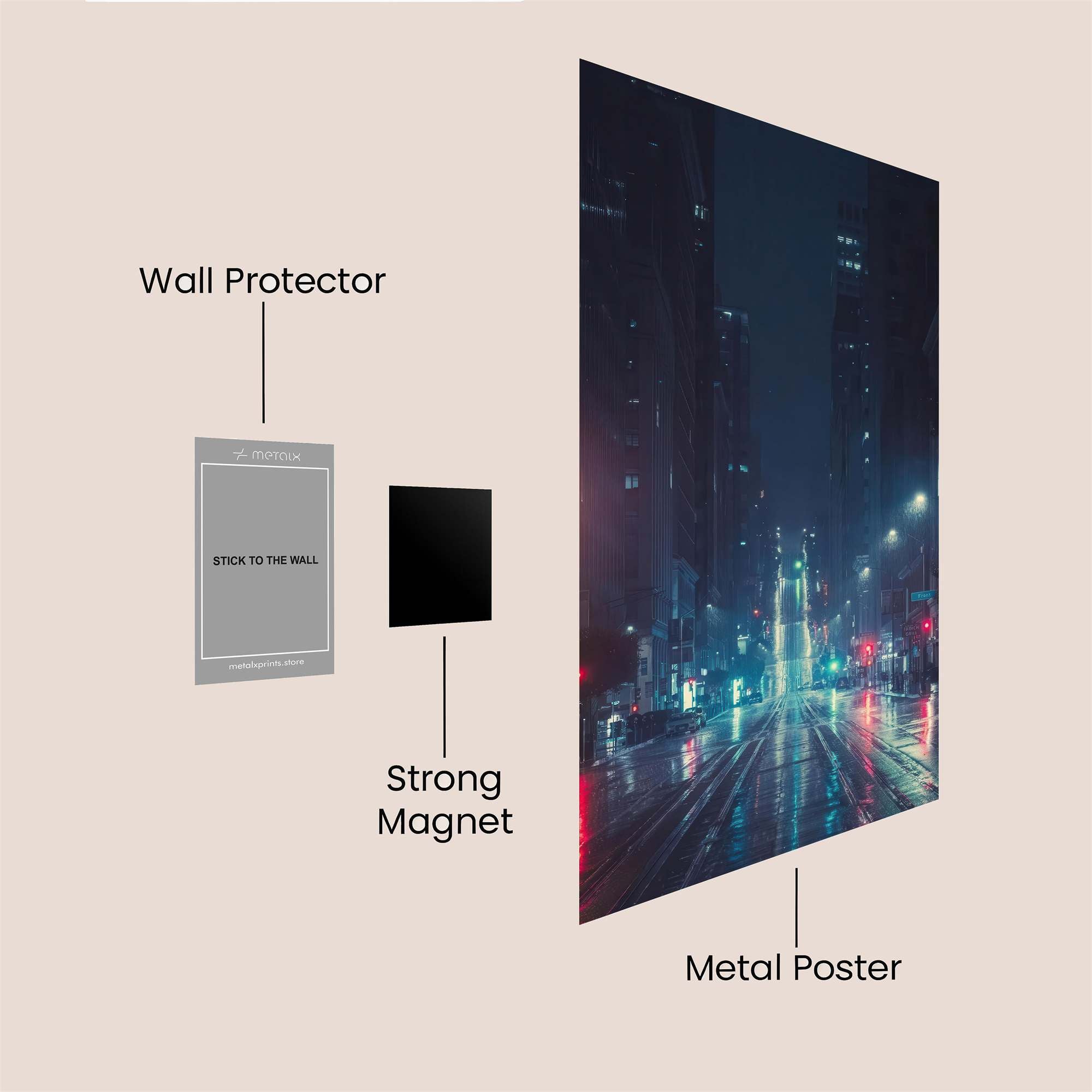 City Enigma Safe Wall Magnetic / M