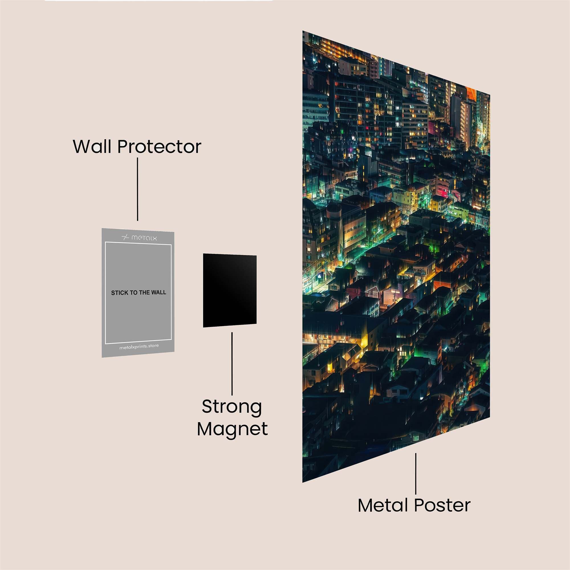 Miko Mystery Safe Wall Magnetic / M