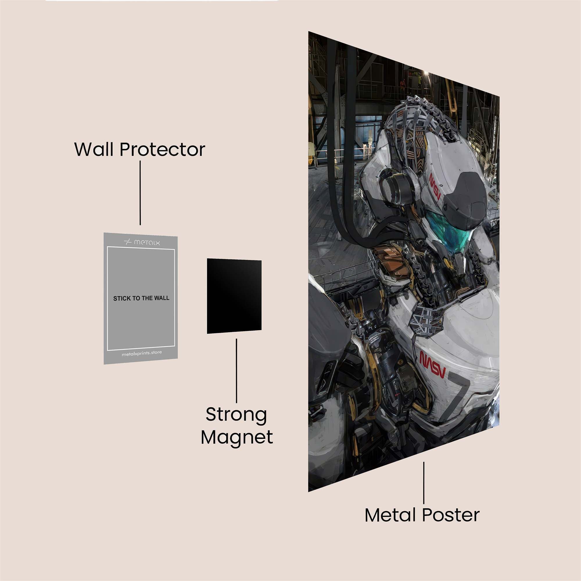 Sentinel Dawn Safe Wall Magnetic / M