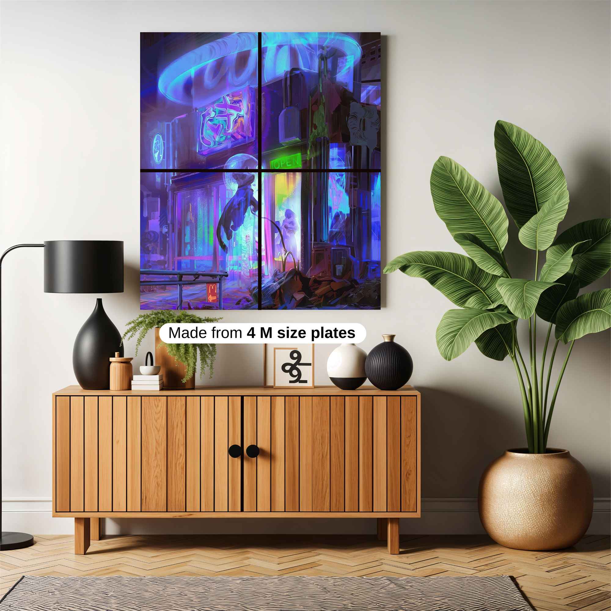 Neon Cataclysm Safe Wall Magnetic / M