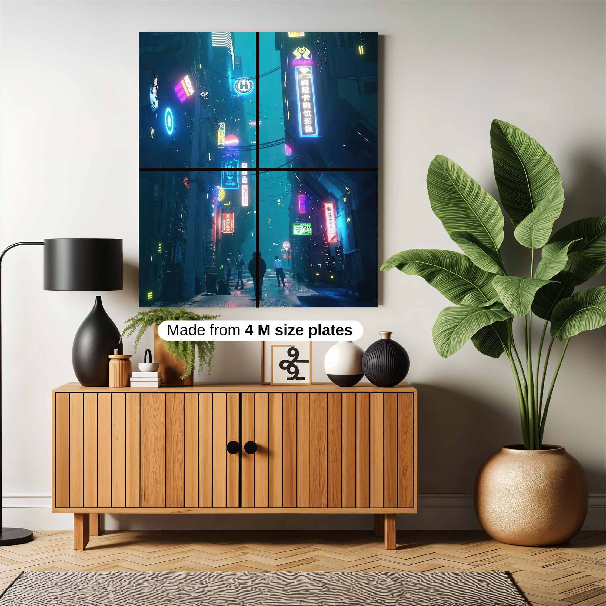 Neon Serenity Safe Wall Magnetic / M