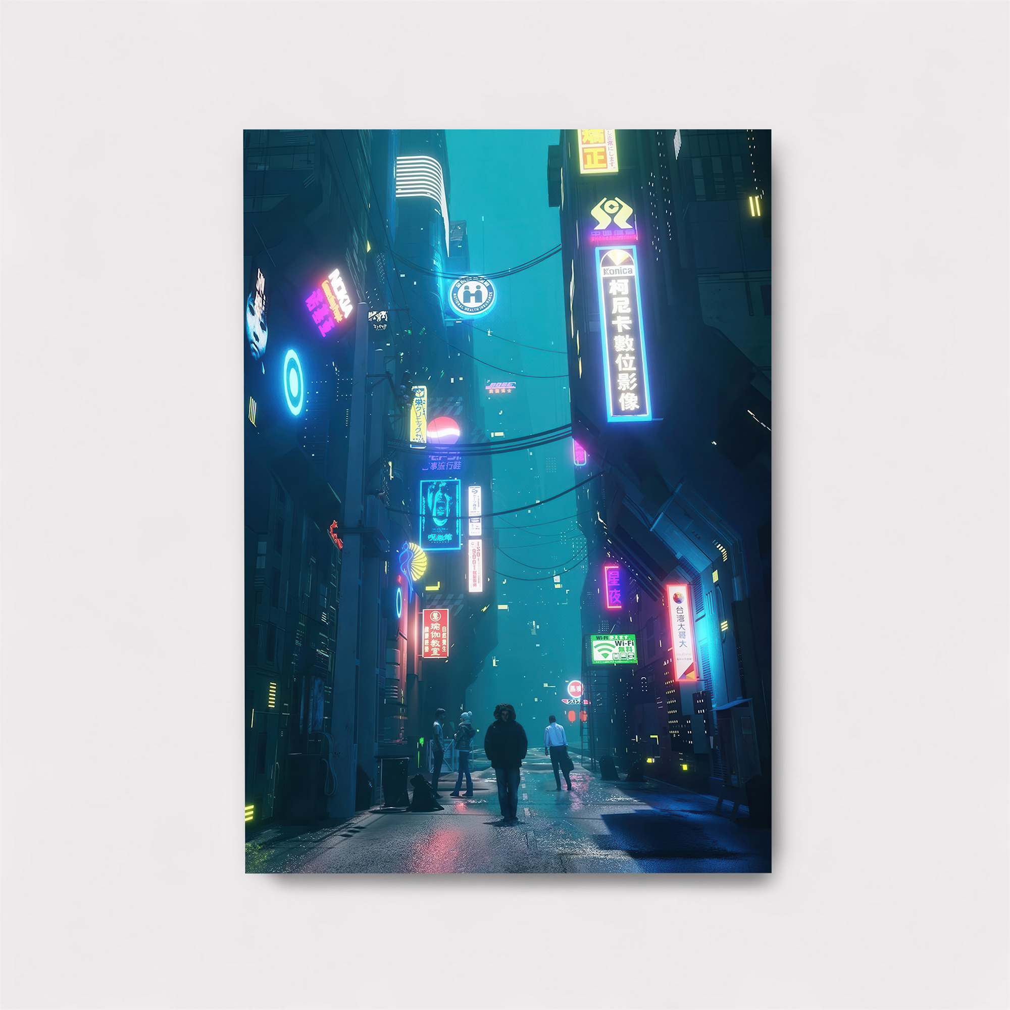 Neon Serenity Safe Wall Magnetic / M