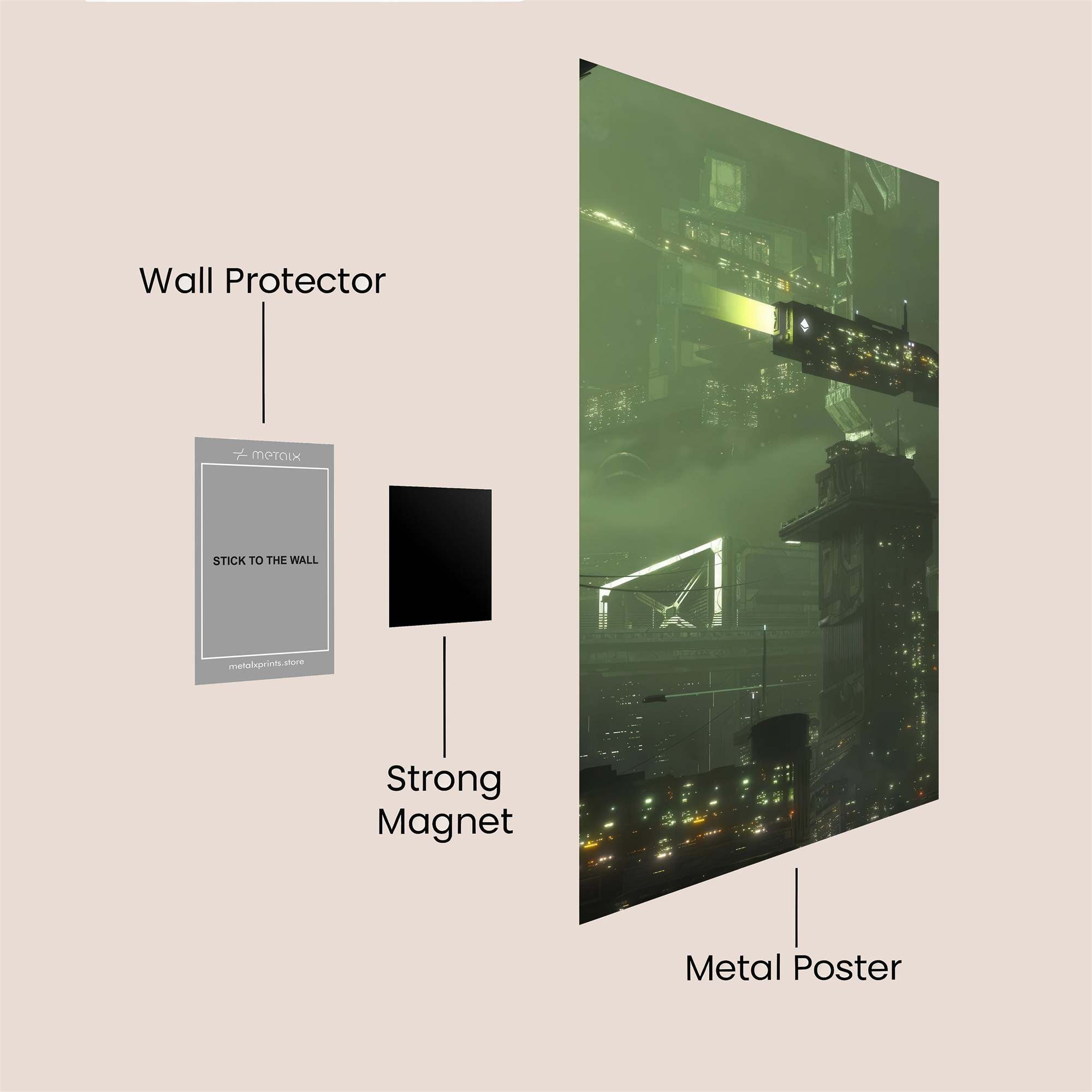 Cyberpunk Serenity Safe Wall Magnetic / M