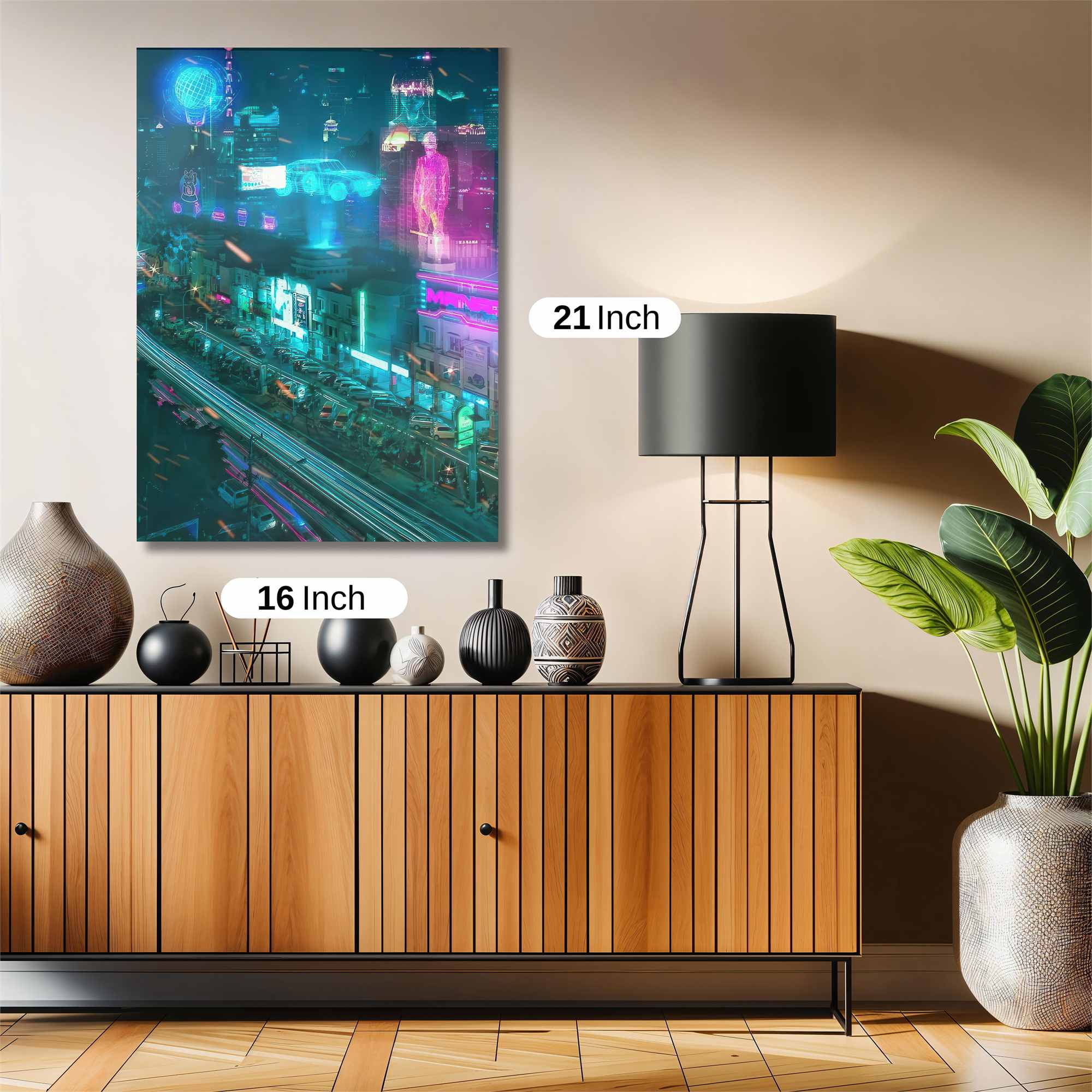 Cyber Serenity Safe Wall Magnetic / M