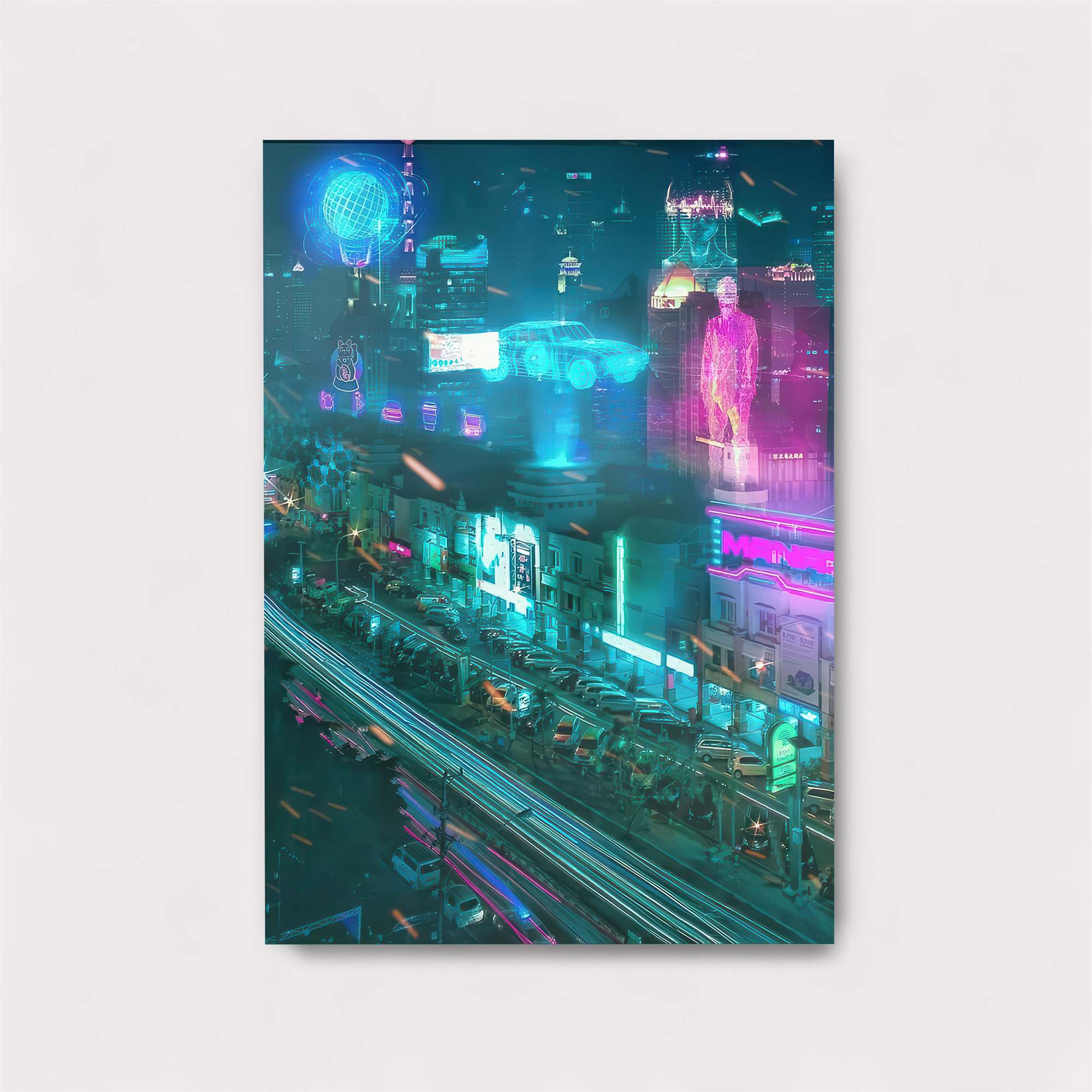 Cyber Serenity Safe Wall Magnetic / M