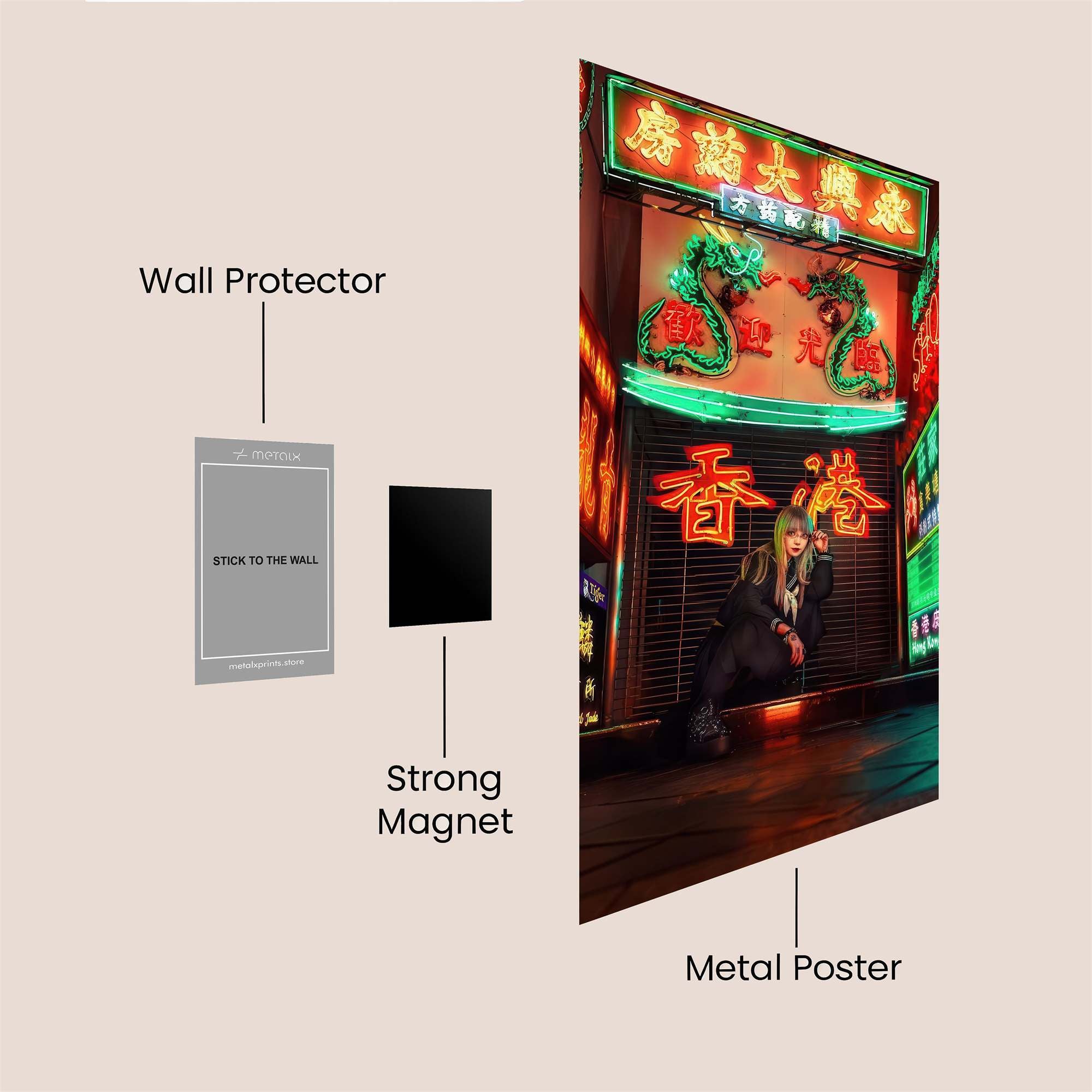 Graffiti Rebel Safe Wall Magnetic / M