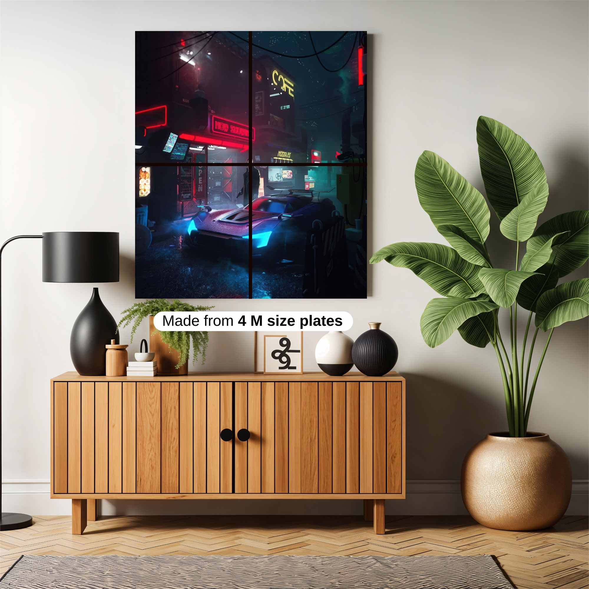 Neon Solitude Safe Wall Magnetic / M