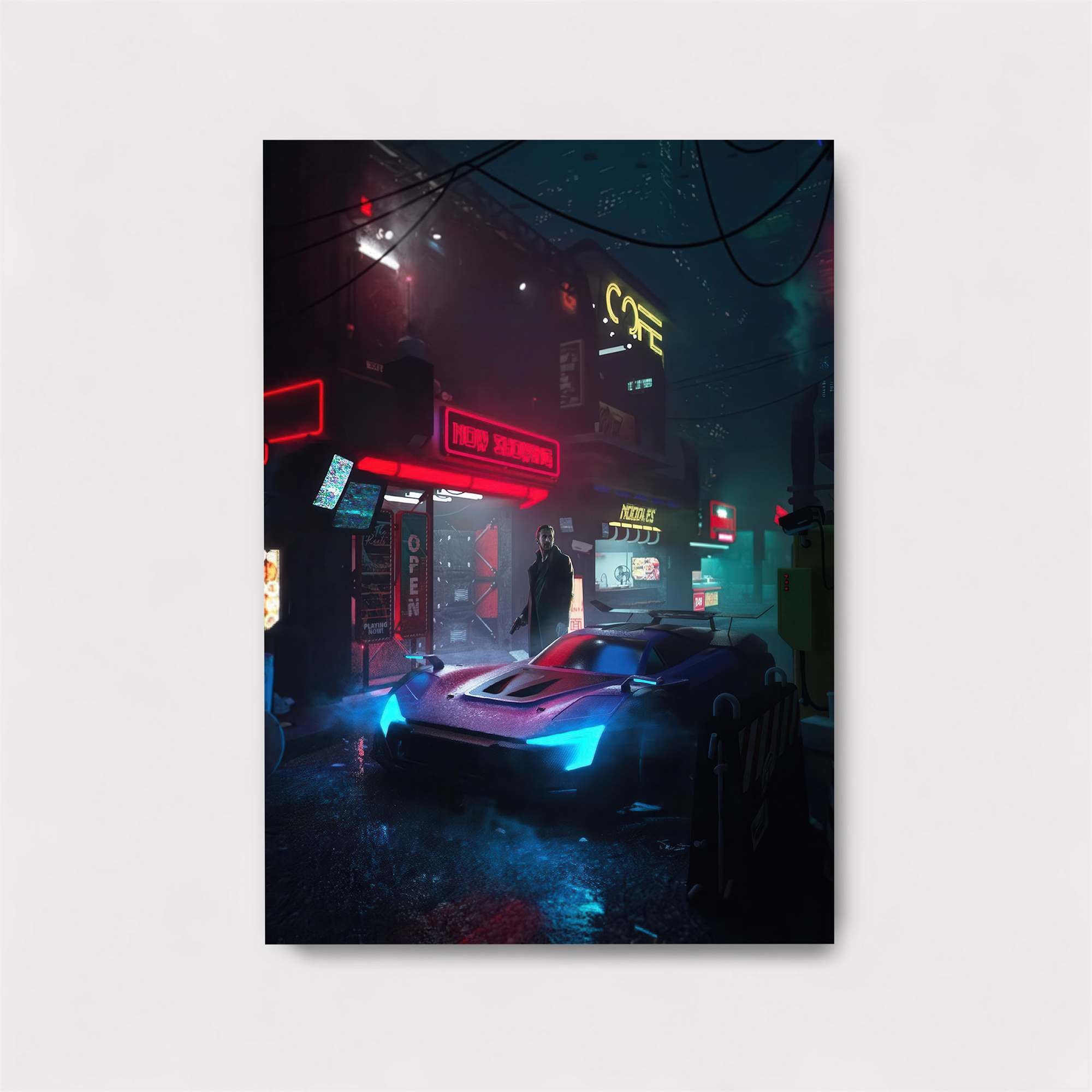 Neon Solitude Safe Wall Magnetic / M