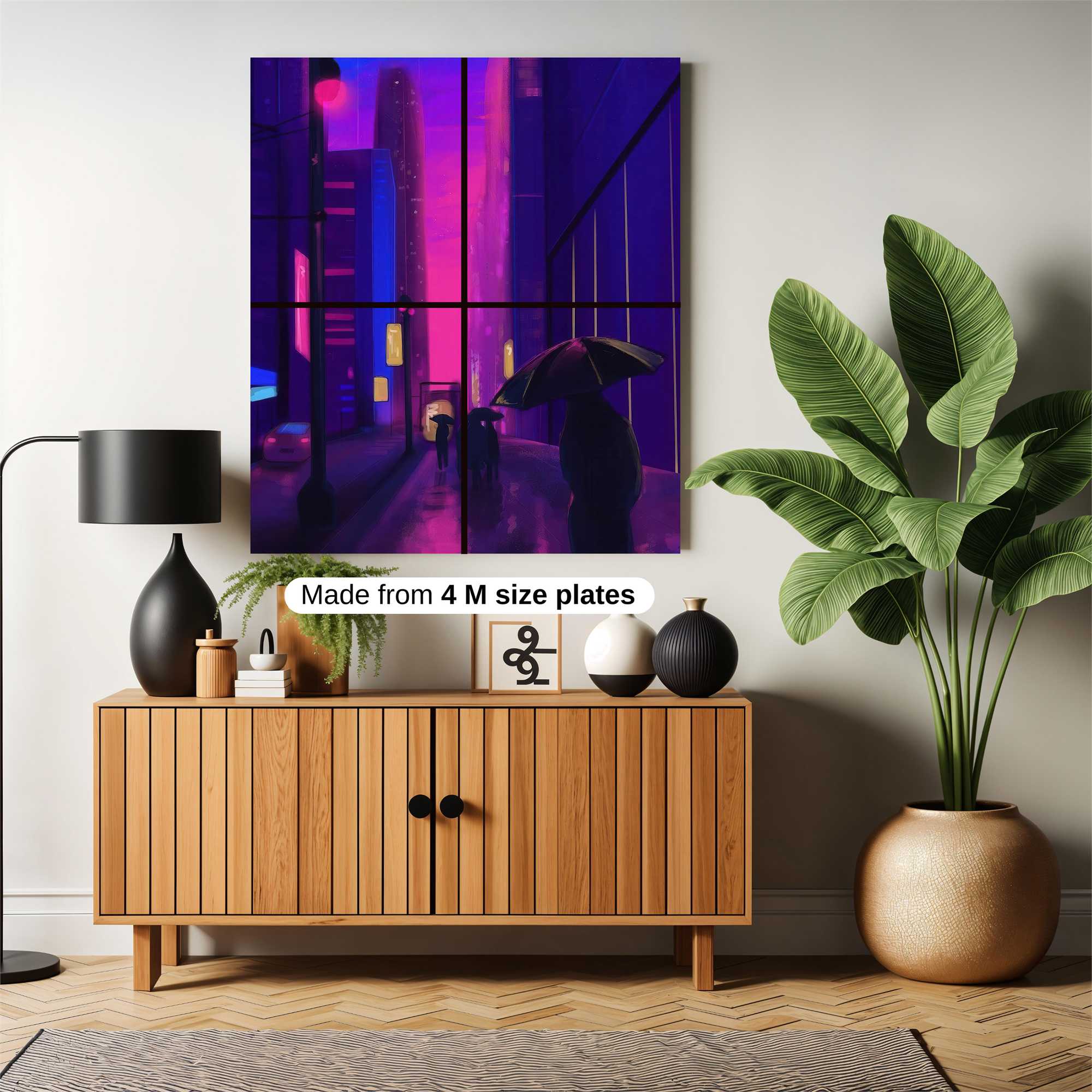 Neon Serenity Safe Wall Magnetic / M