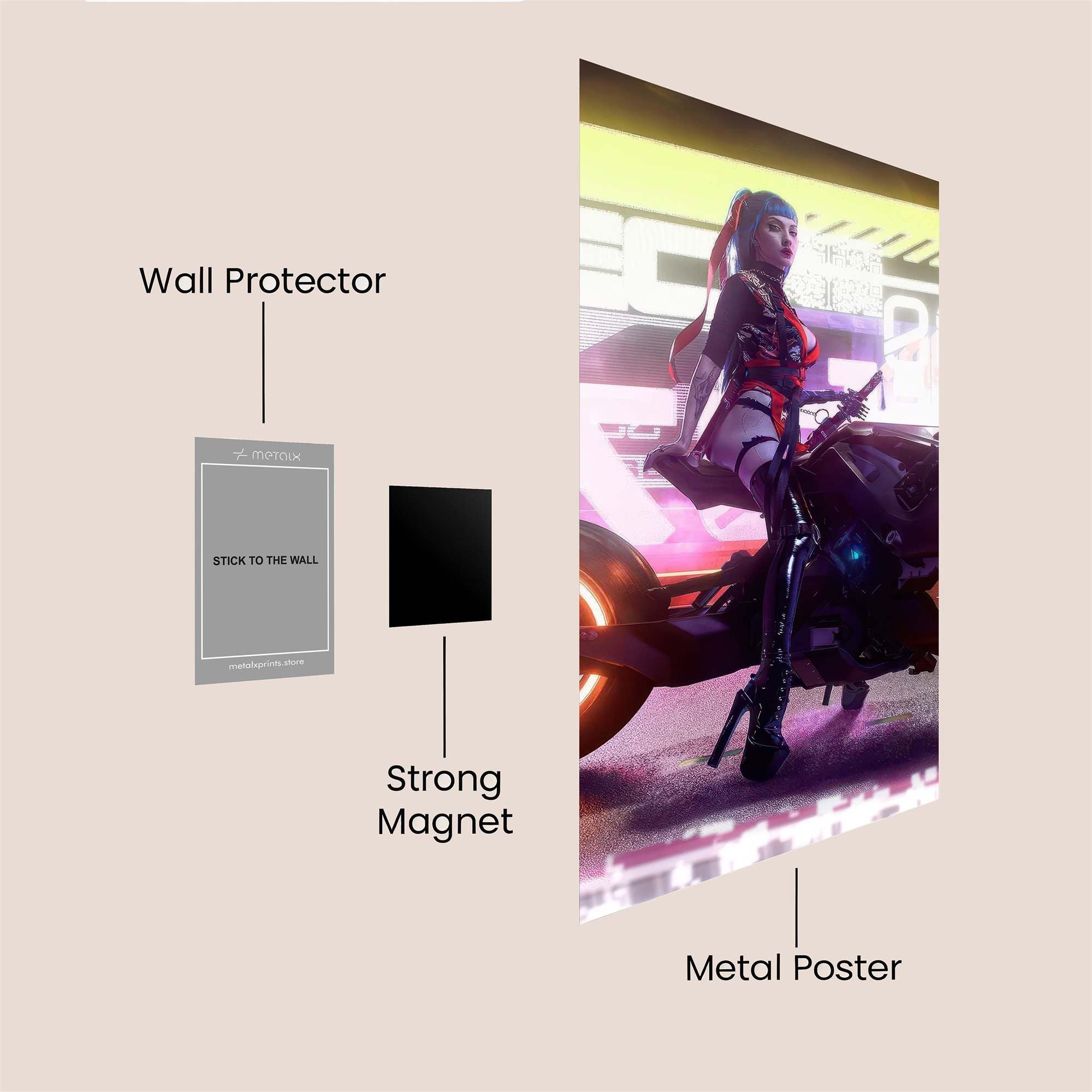 Cyber Ride Safe Wall Magnetic / M