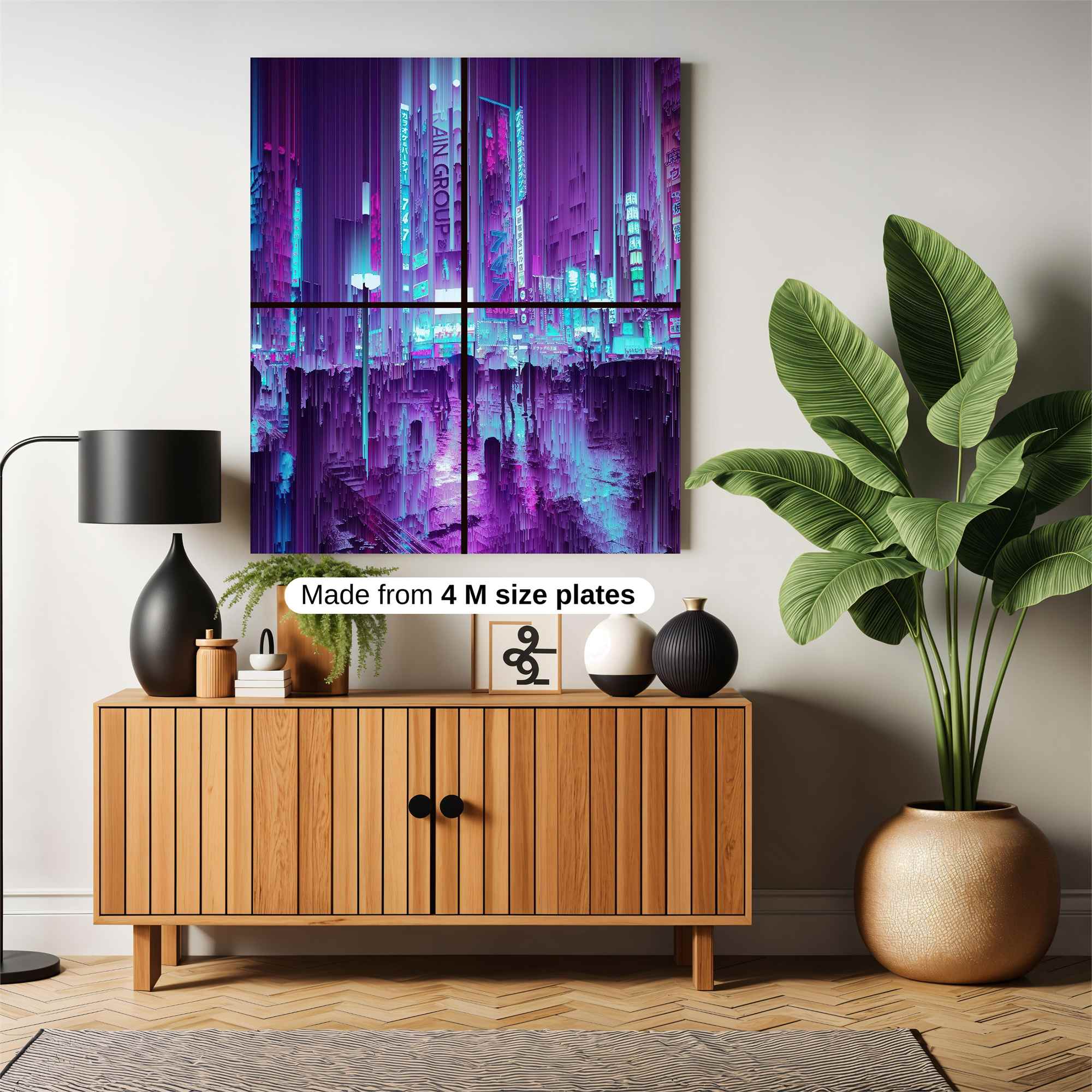 Neon Echoes Safe Wall Magnetic / M