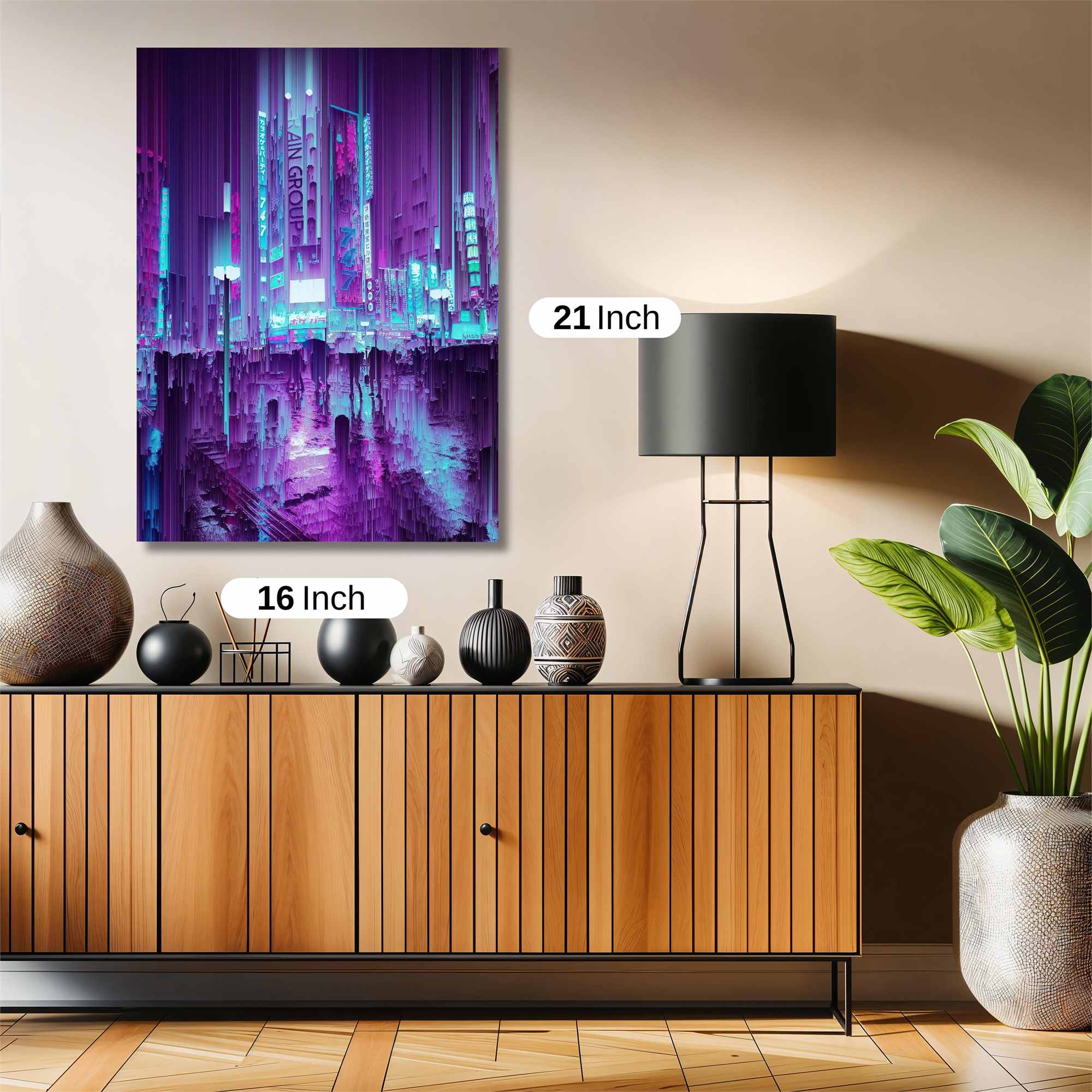 Neon Echoes Safe Wall Magnetic / M