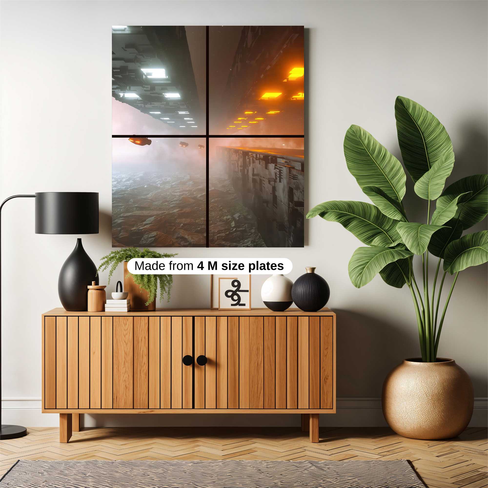 Futuristic Ascent Safe Wall Magnetic / M