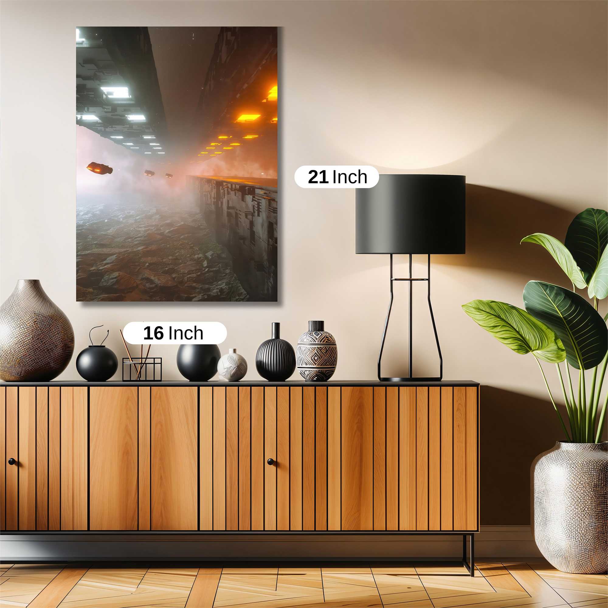 Futuristic Ascent Safe Wall Magnetic / M