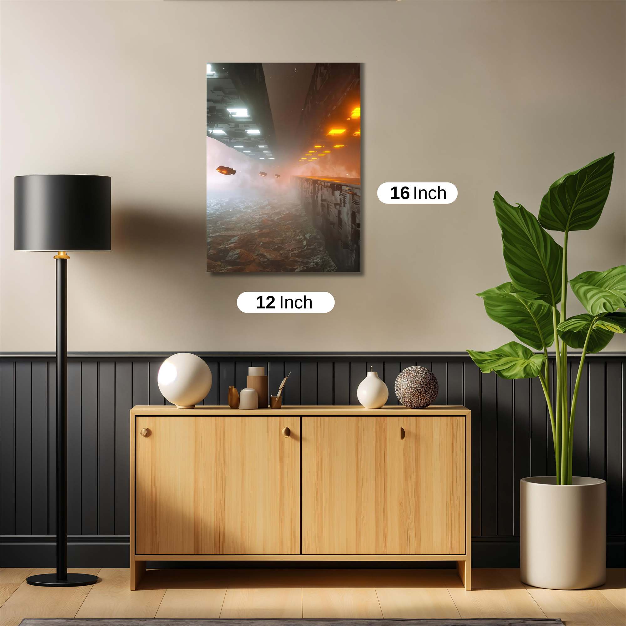 Futuristic Ascent Safe Wall Magnetic / M