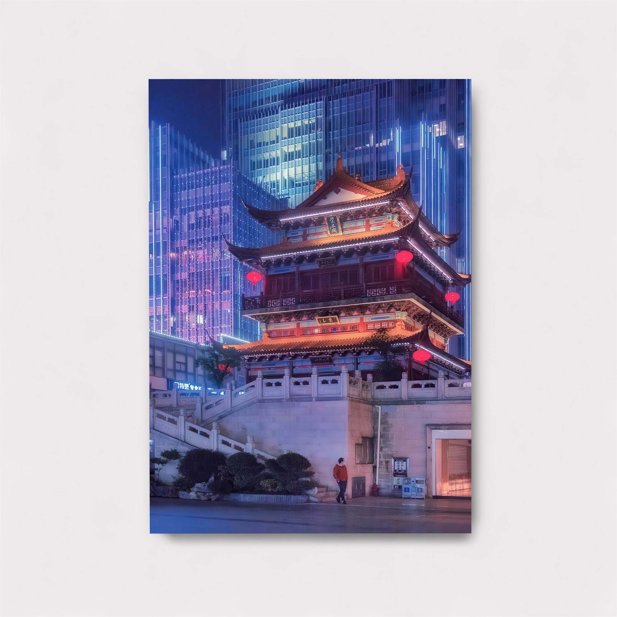 Neon Serenity Safe Wall Magnetic / M