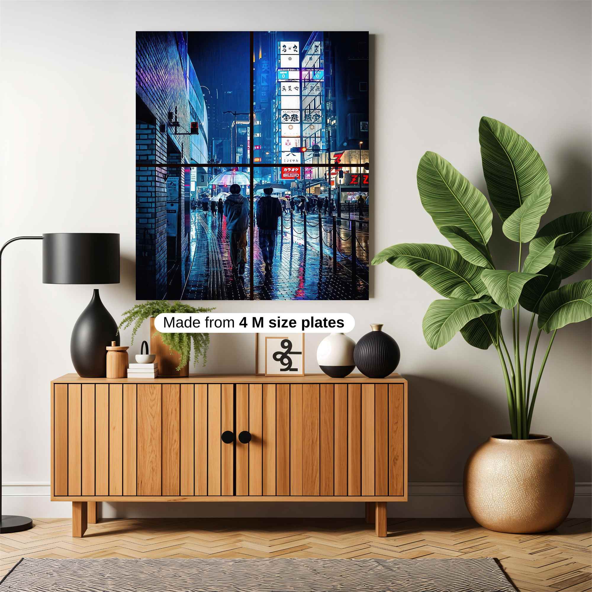 Neon Reflections Safe Wall Magnetic / M