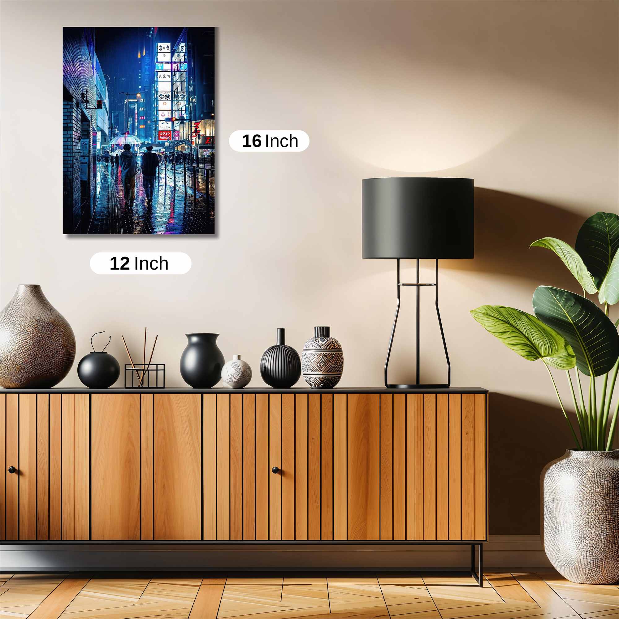 Neon Reflections Safe Wall Magnetic / M