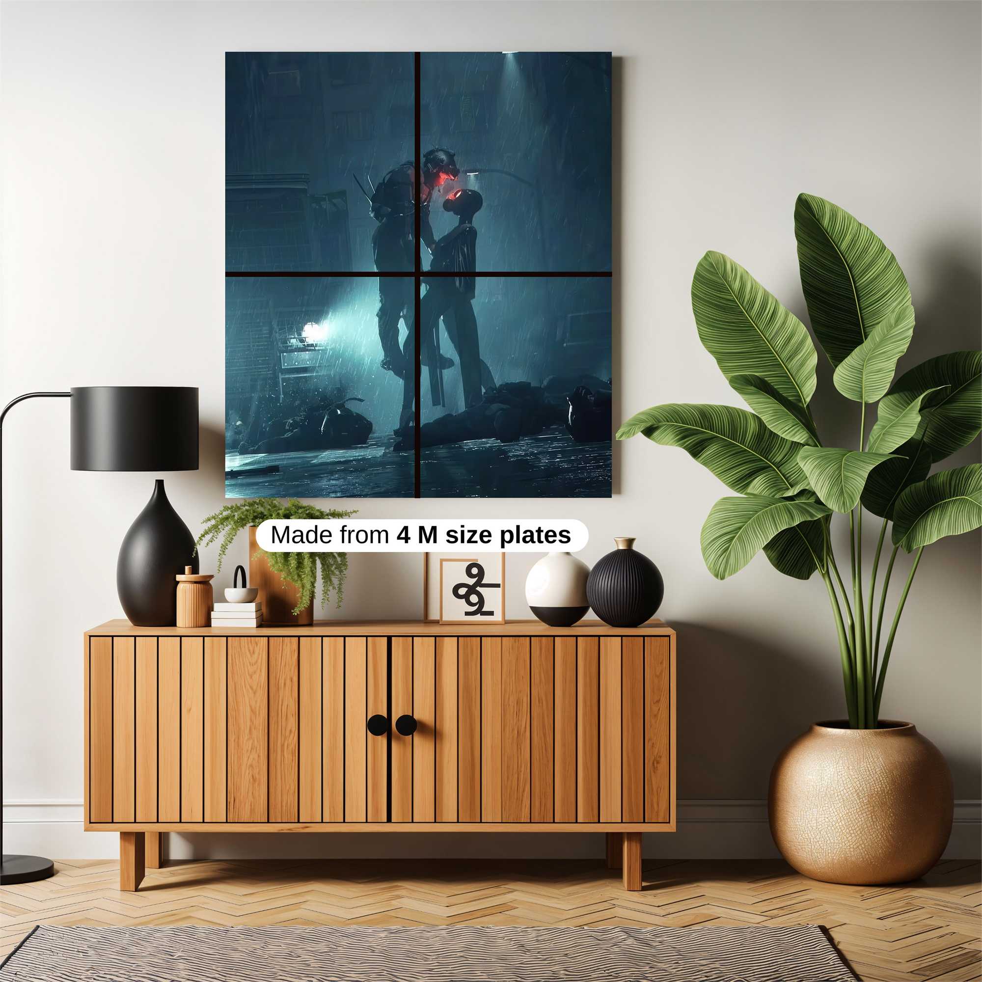 Neon Confrontation Safe Wall Magnetic / M