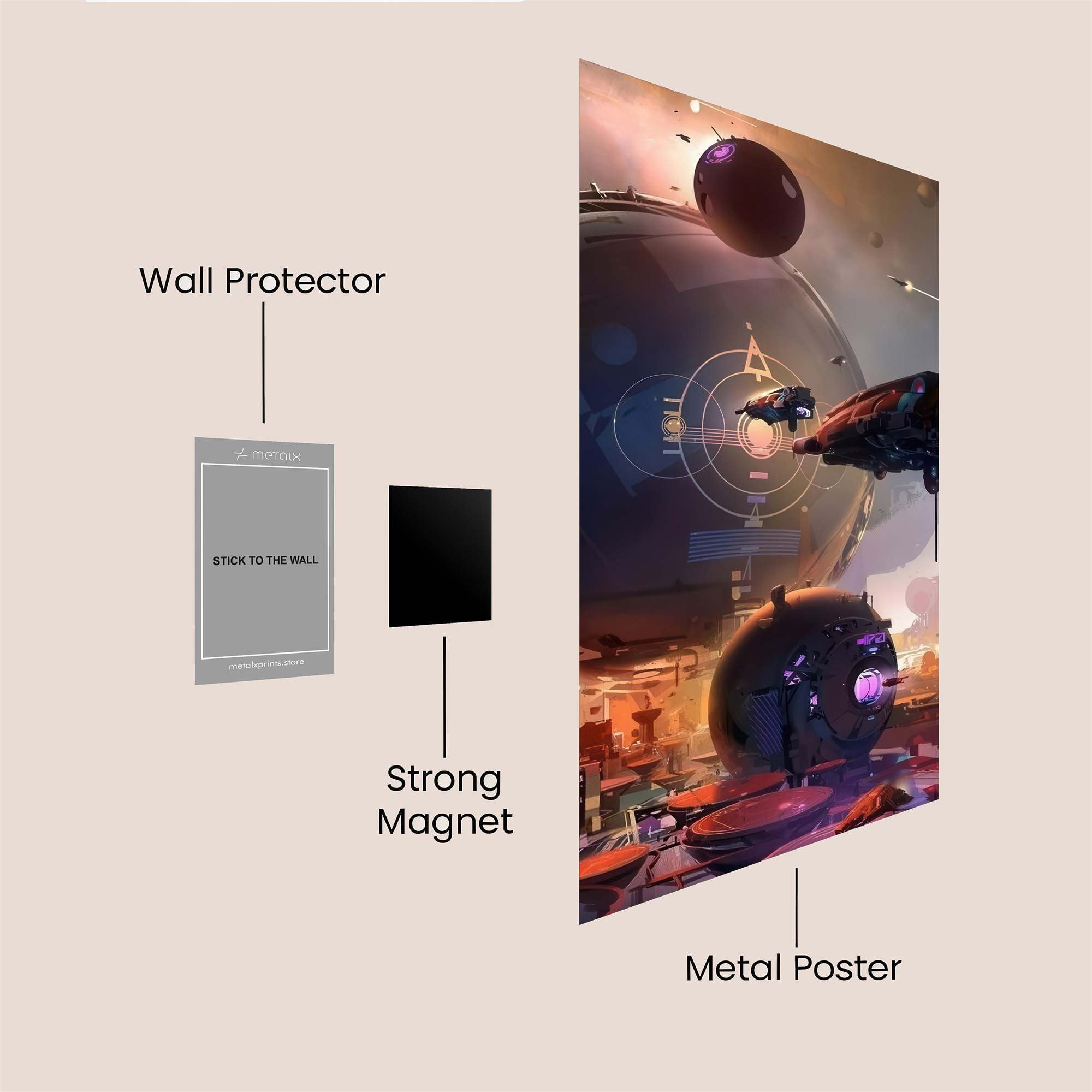 Galactic Odyssey Safe Wall Magnetic / M