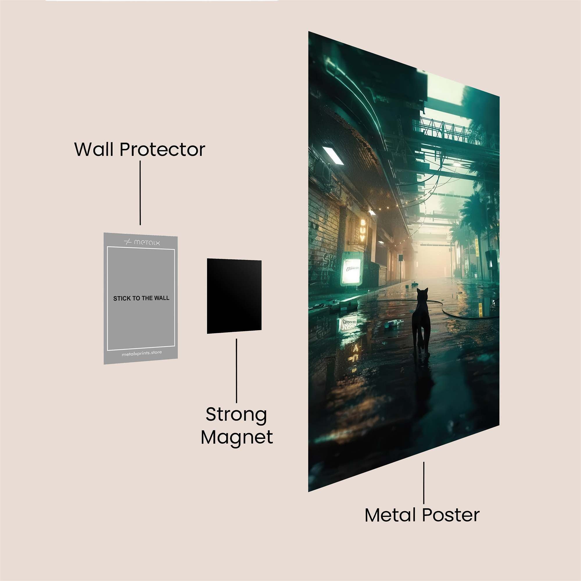 Cat Odyssey Safe Wall Magnetic / M