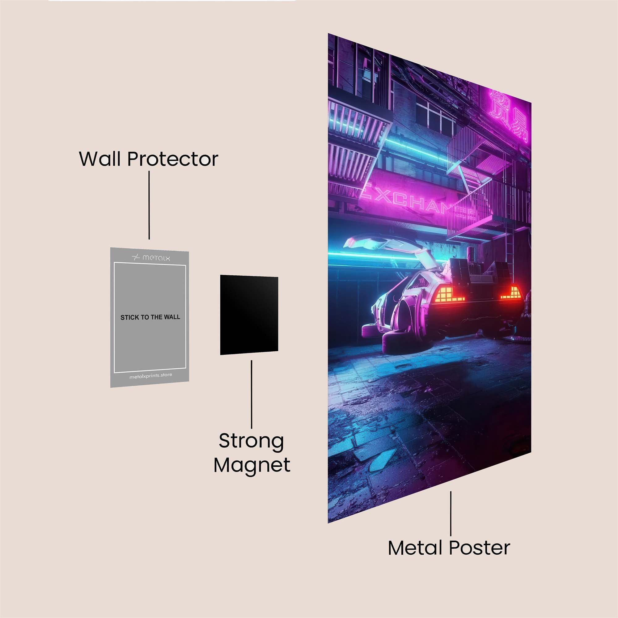 Cybernetic Mystique Safe Wall Magnetic / M