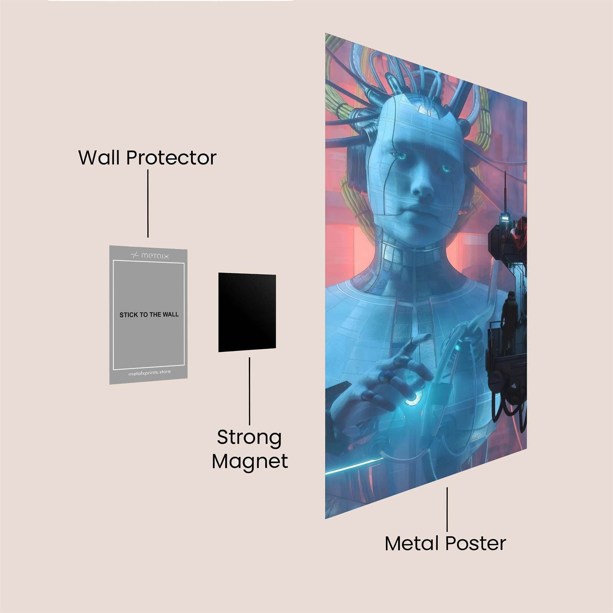 Cybernetic Vision Safe Wall Magnetic / M