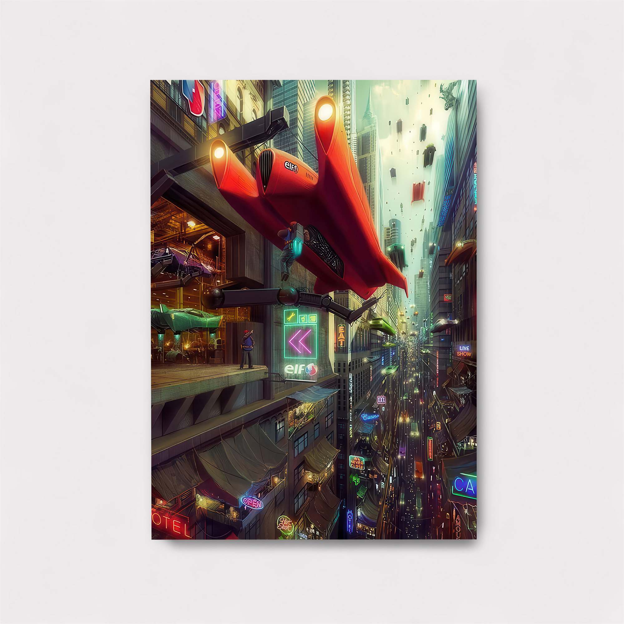 Futuristic Soar Safe Wall Magnetic / M