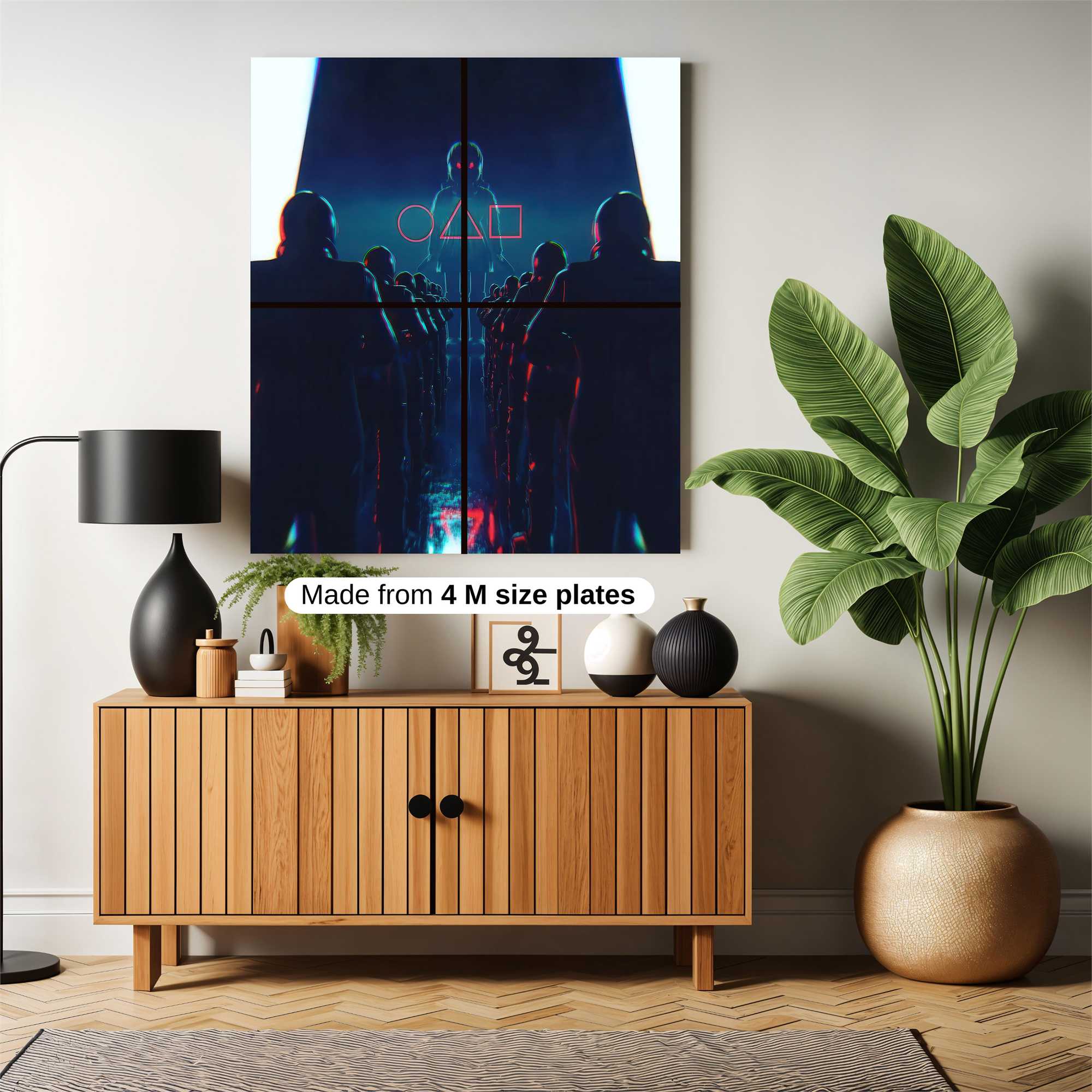 Squid Dystopia Safe Wall Magnetic / M