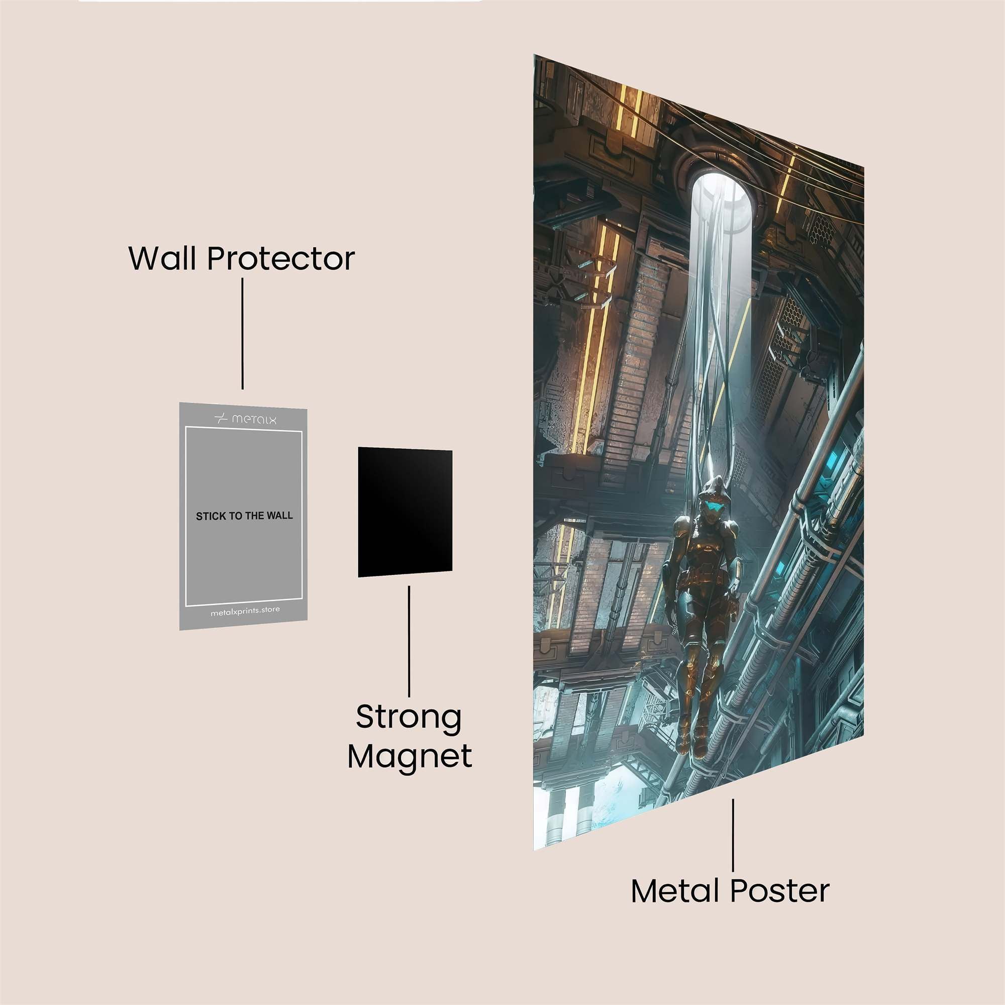 Ascendant Journey Safe Wall Magnetic / M