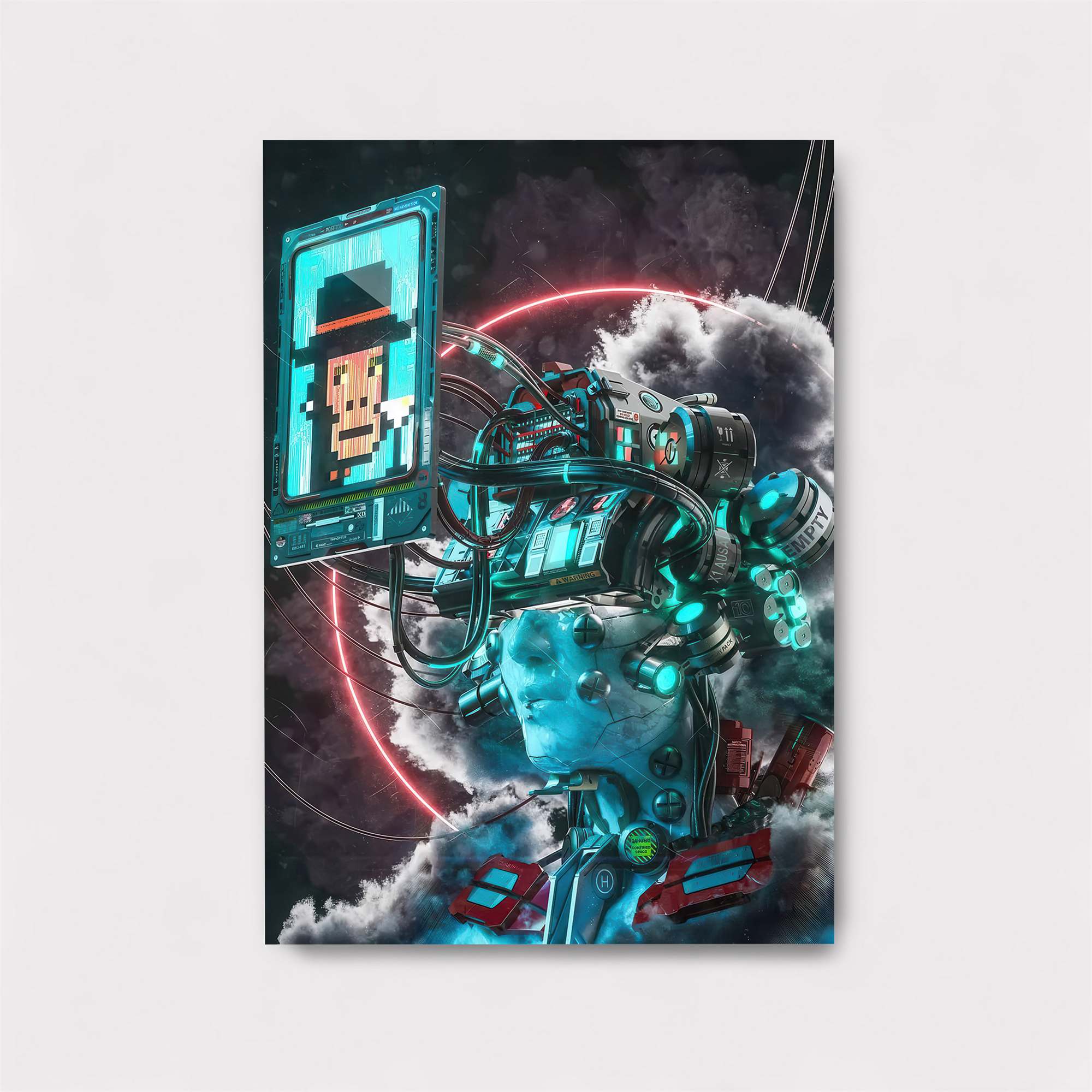 Futuristic Enigma Safe Wall Magnetic / M