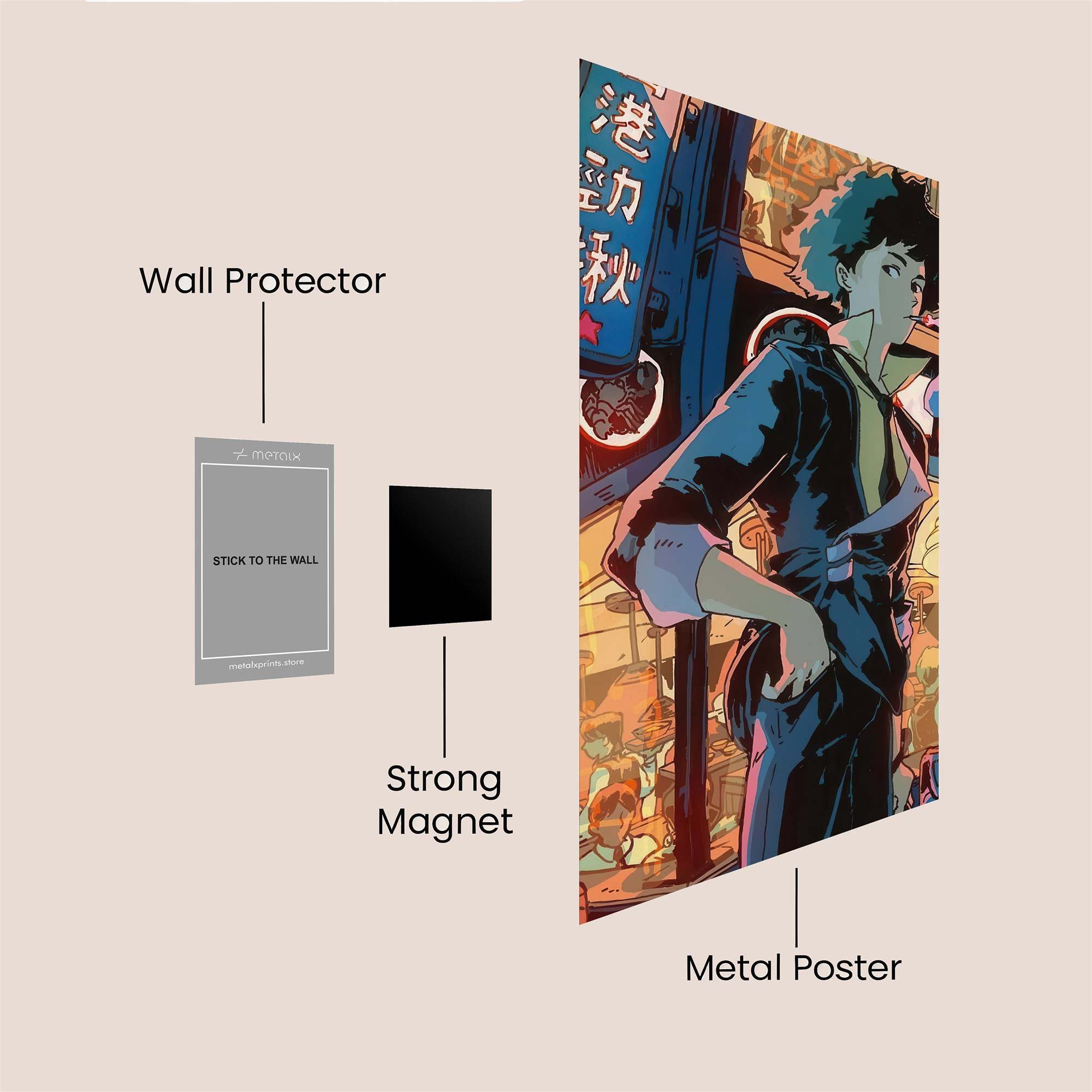 Spike Serenity Safe Wall Magnetic / M