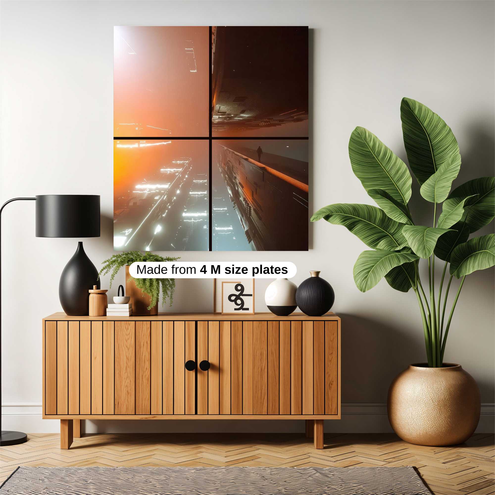 Futuristic Vertigo Safe Wall Magnetic / M