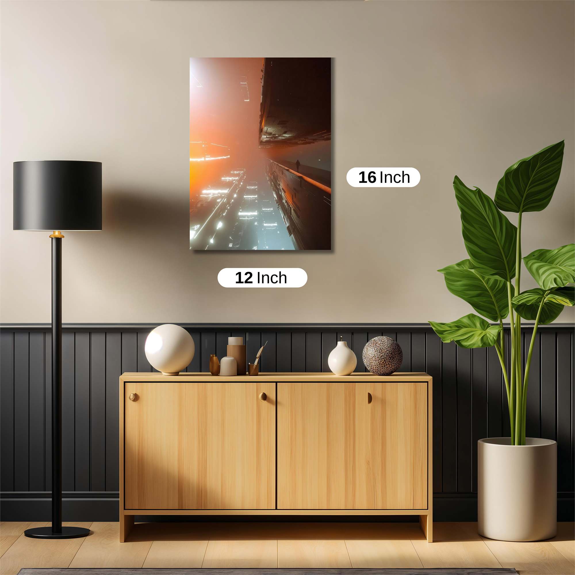 Futuristic Vertigo Safe Wall Magnetic / M