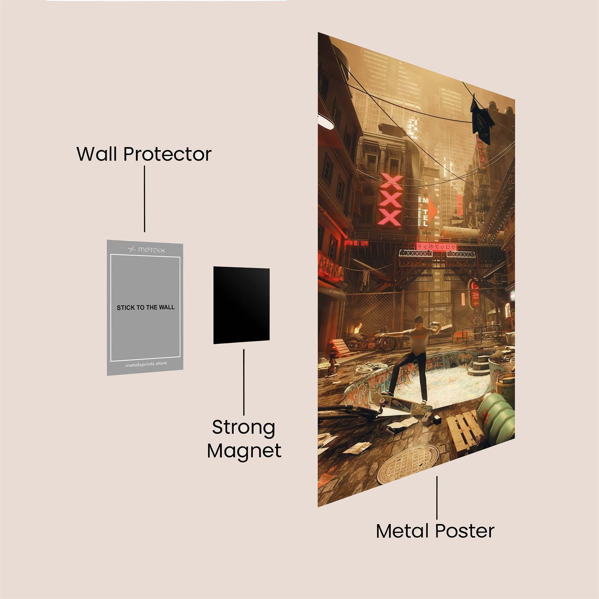 Urban Vortex Safe Wall Magnetic / M