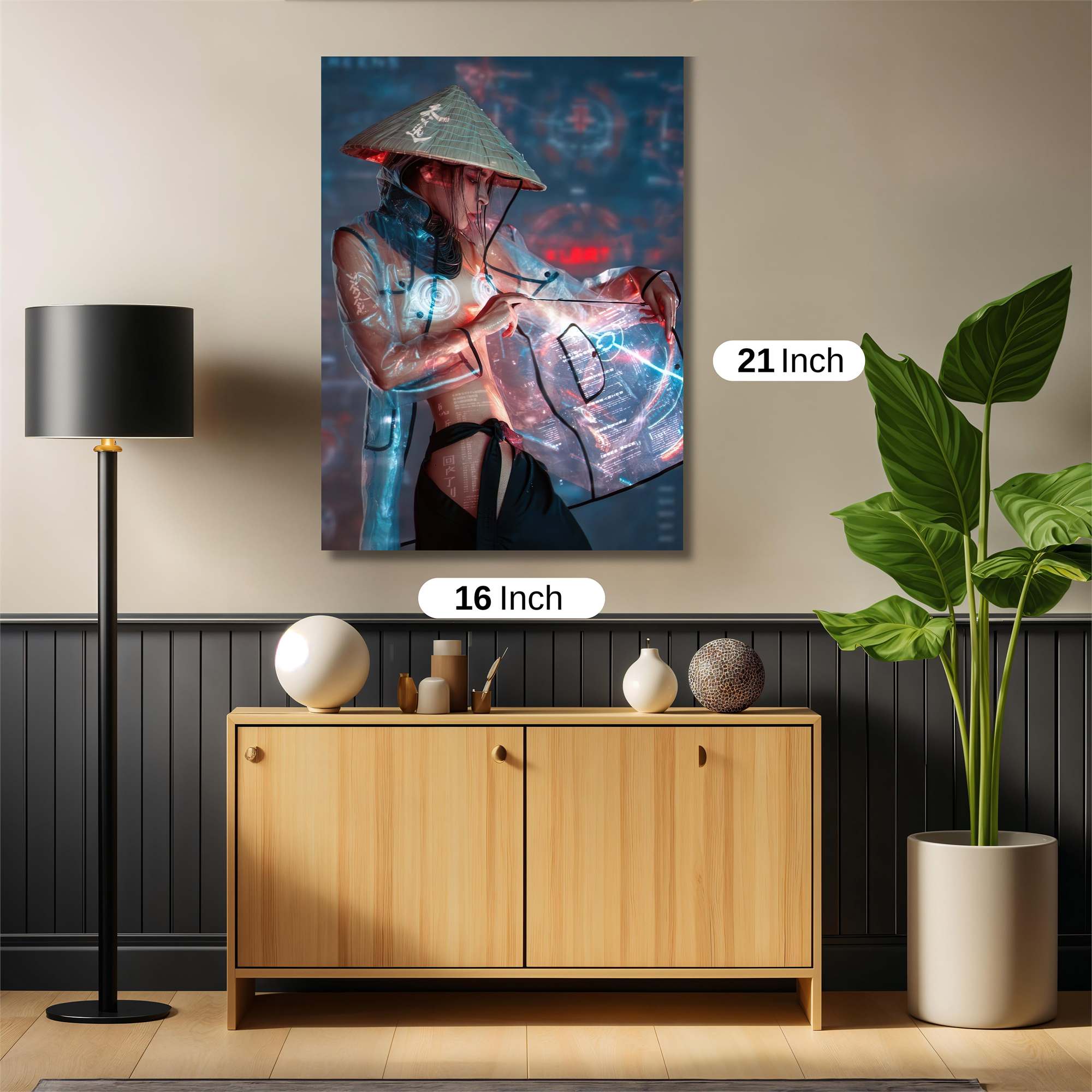 Futuristic Enigma Safe Wall Magnetic / M