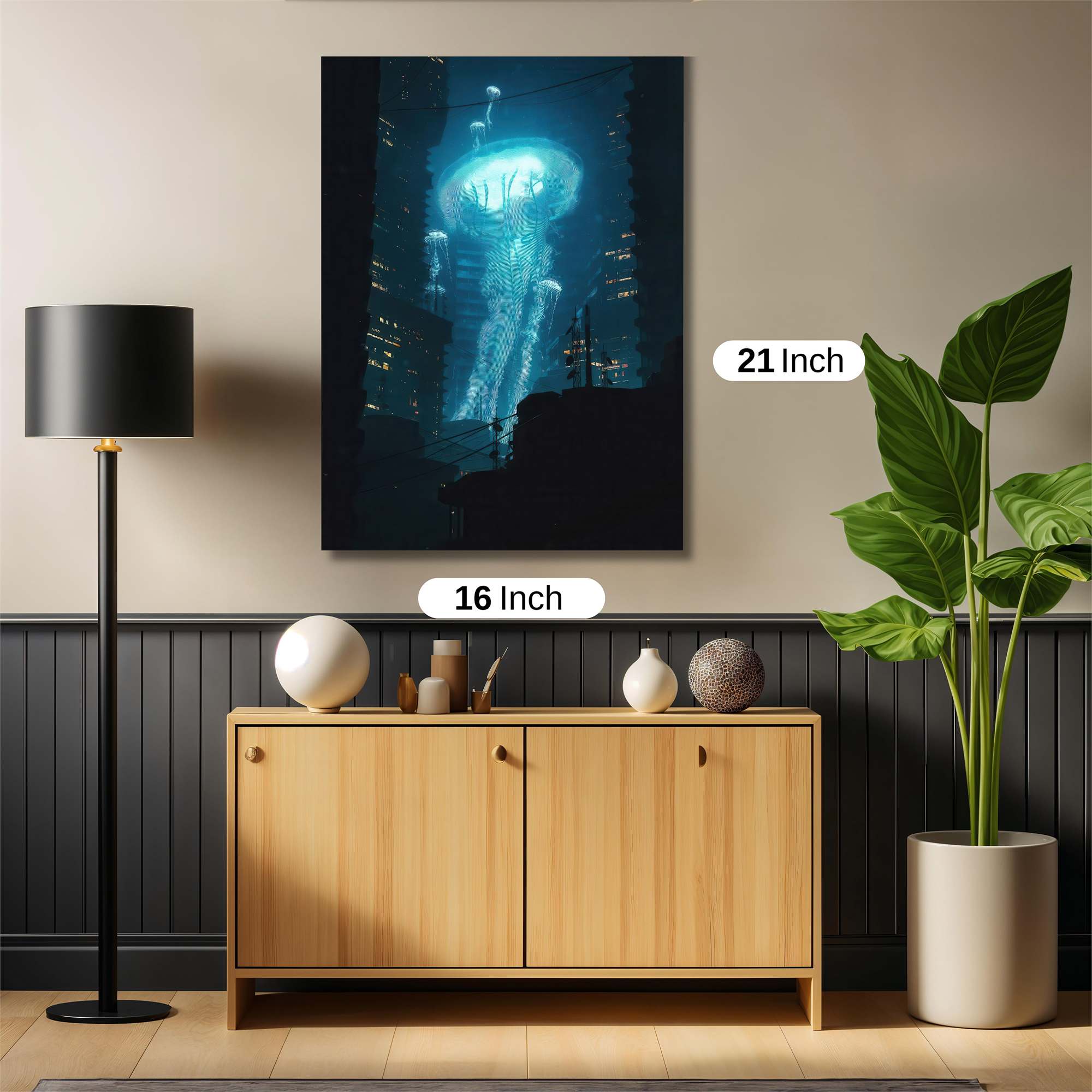 Jellyfish Ascension Safe Wall Magnetic / M