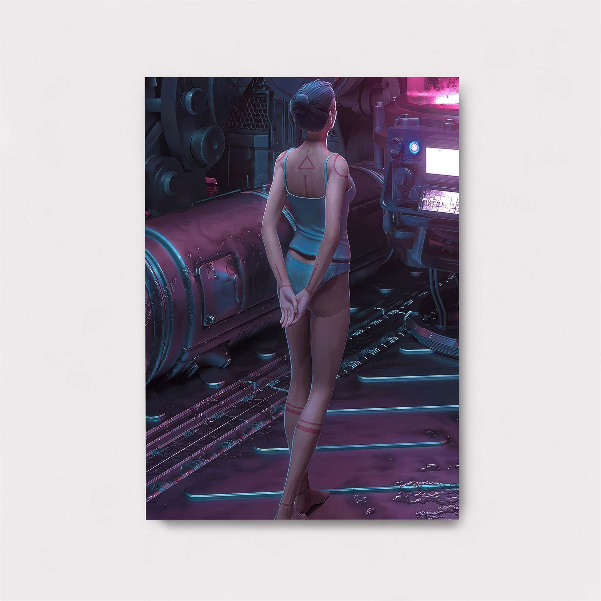 Futuristic Reflection Safe Wall Magnetic / M